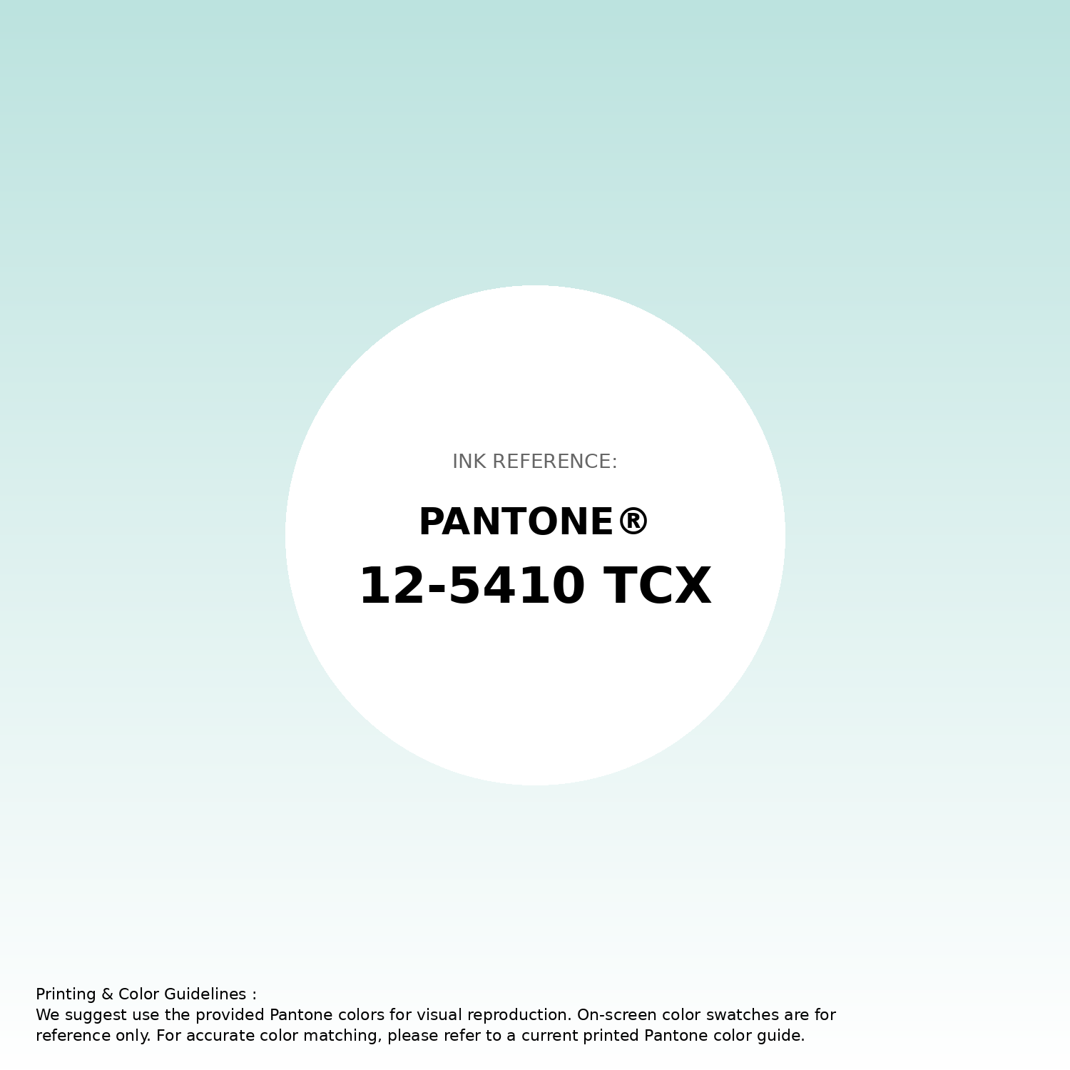 Stunning gradient artwork featuring Pantone 12-5410 Tcx Bleached Aqua Color | Hex color Code #bce3df. Beautiful color transitions perfect for modern designs and backgrounds. #gradient #colorart #design #bce3df