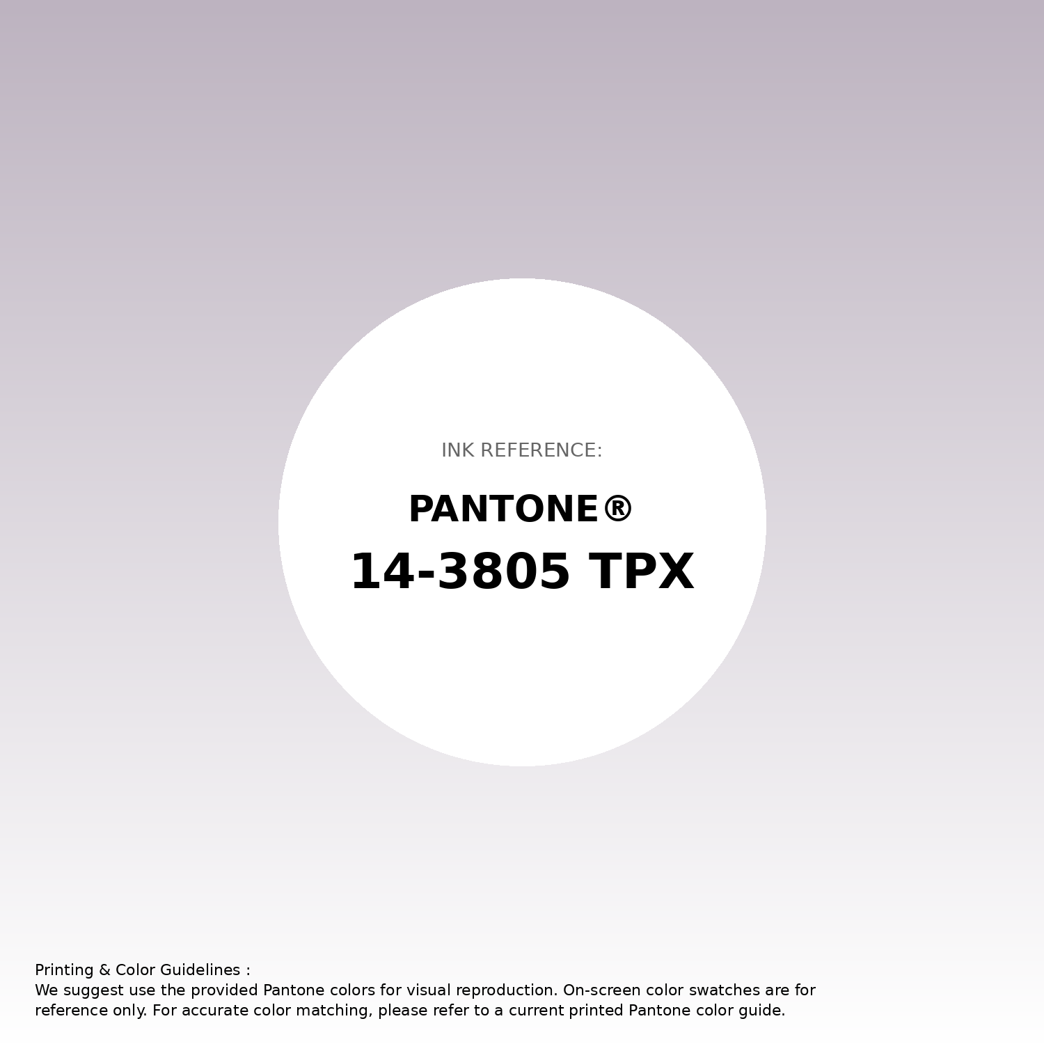 Stunning gradient artwork featuring Pantone 14-3805 Tpx Iris Color | Hex color Code #bdb3c0. Beautiful color transitions perfect for modern designs and backgrounds. #gradient #colorart #design #bdb3c0
