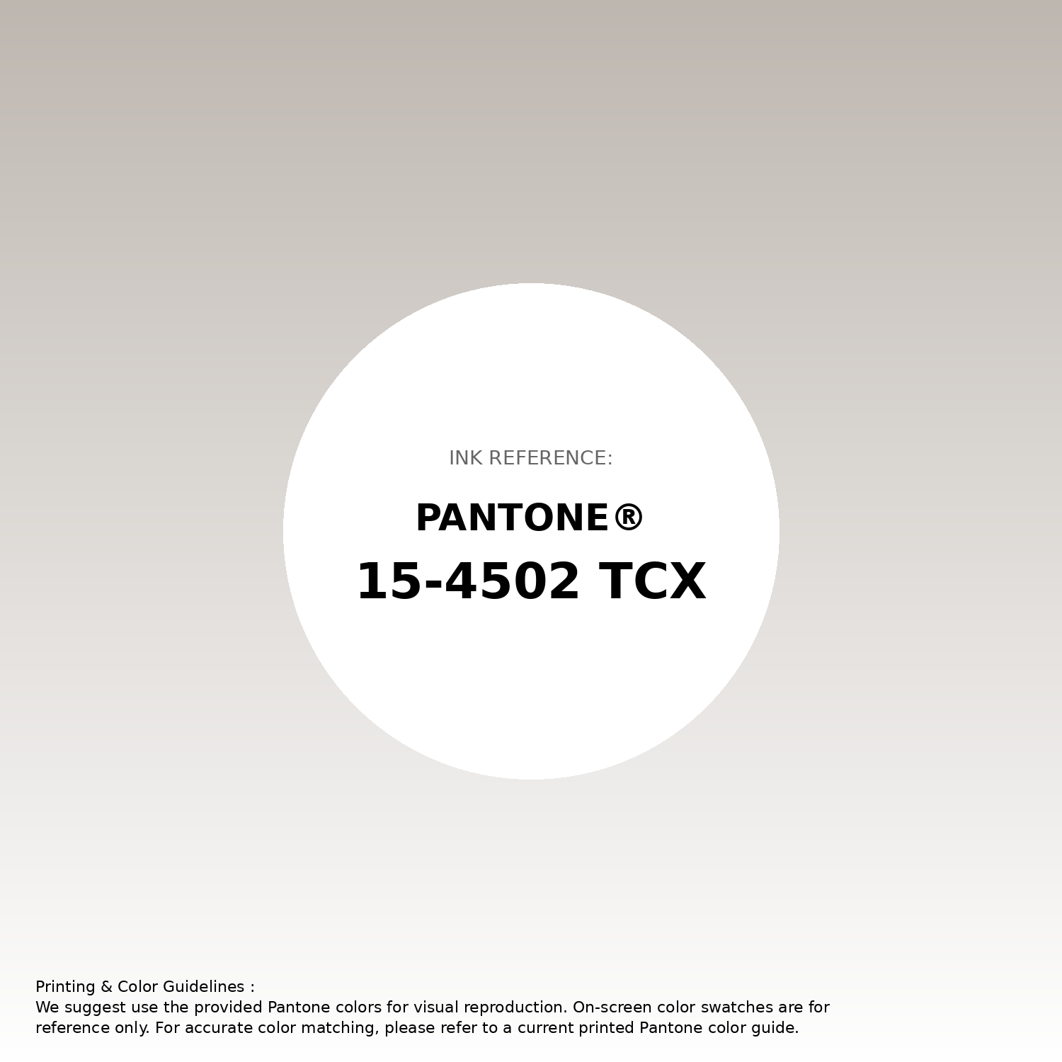 Stunning gradient artwork featuring Pantone 15-4502 Tcx Silver Cloud Color | Hex color Code #beb7b0. Beautiful color transitions perfect for modern designs and backgrounds. #gradient #colorart #design #beb7b0