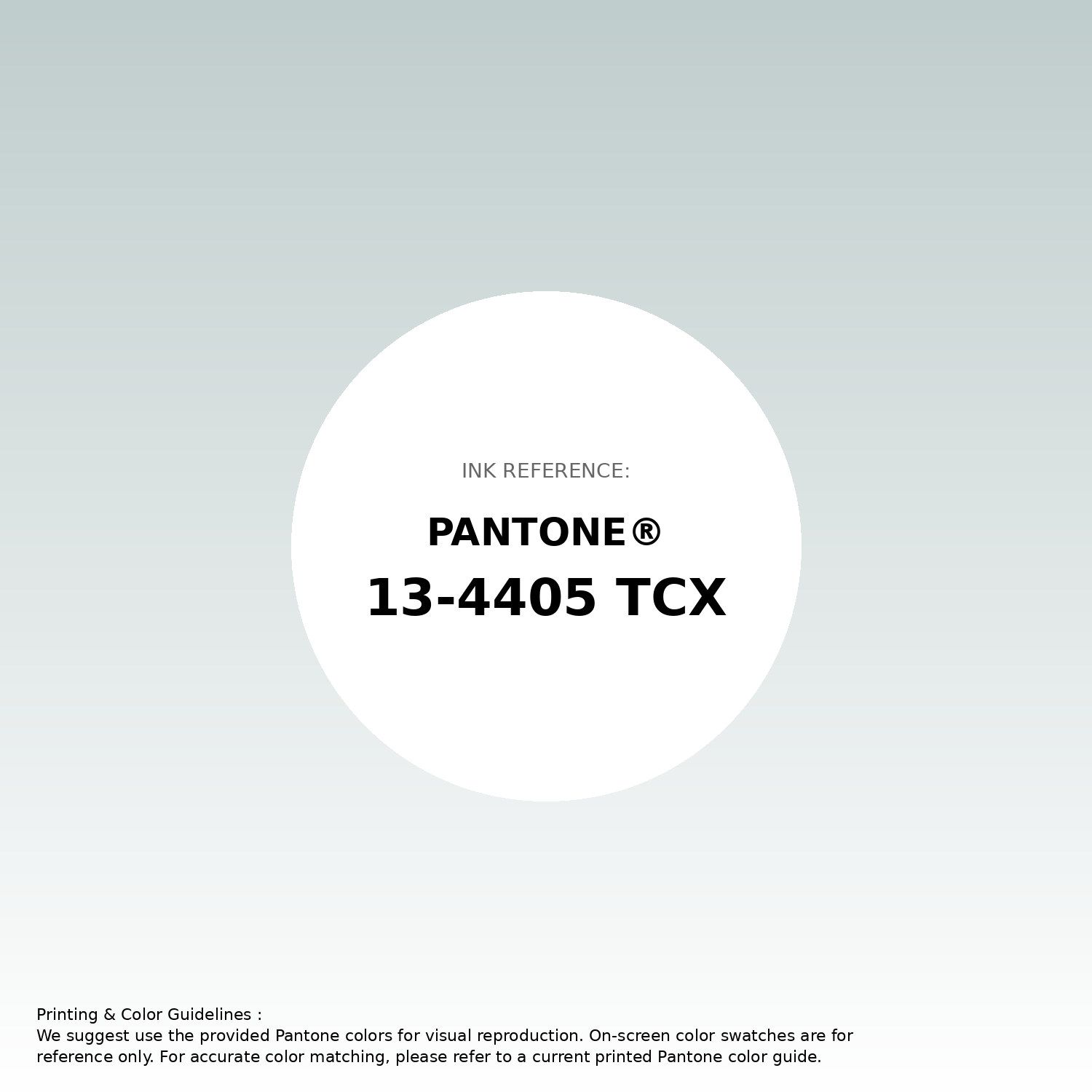 Stunning gradient artwork featuring Pantone 13-4405 Tcx Misty Blue Color | Hex color Code #bfcdcc. Beautiful color transitions perfect for modern designs and backgrounds. #gradient #colorart #design #bfcdcc