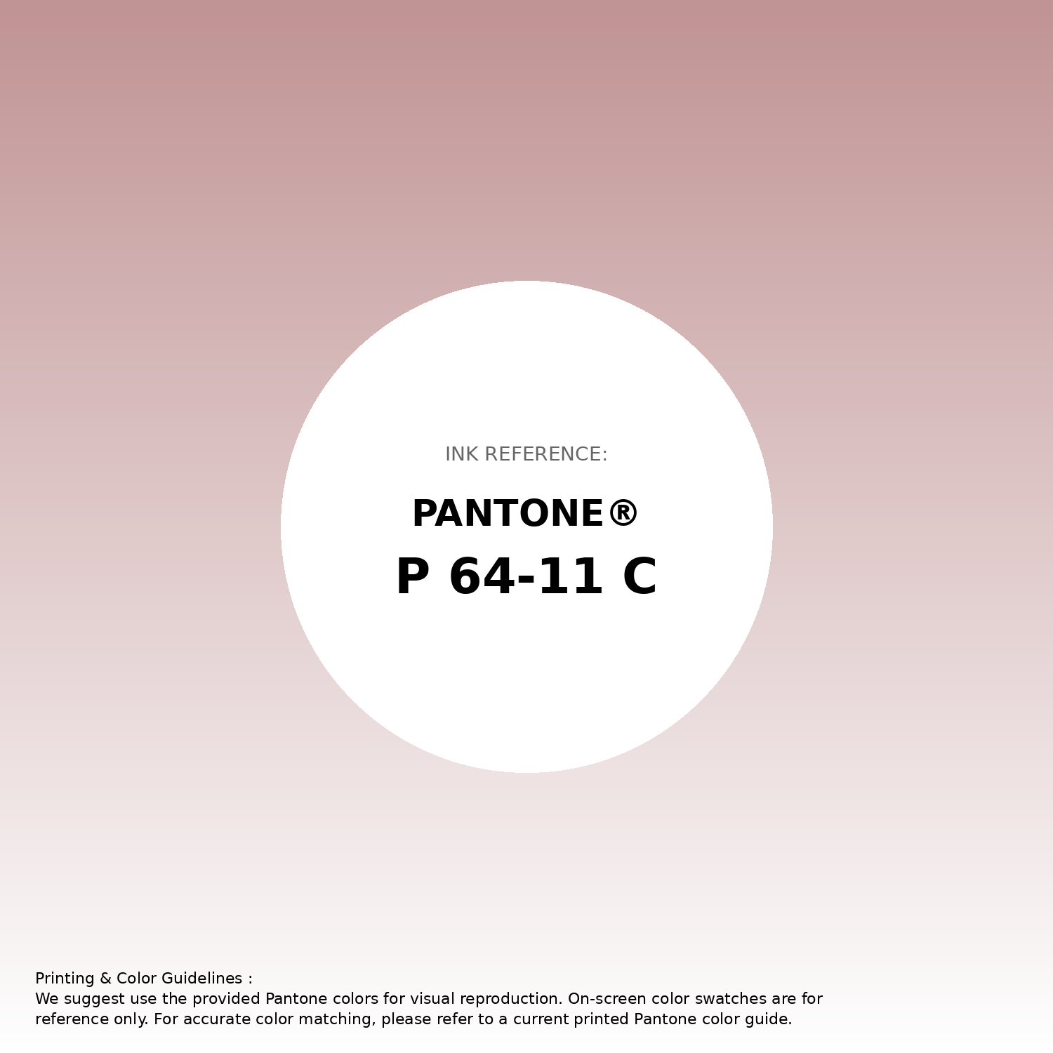 Stunning gradient artwork featuring Pantone P 64-11 C Color | Hex color Code #c09394. Beautiful color transitions perfect for modern designs and backgrounds. #gradient #colorart #design #c09394