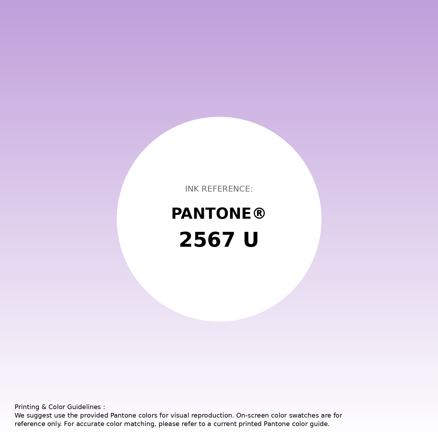 Stunning gradient artwork featuring Pantone 2567 U Color | Hex color Code #c09fdb. Beautiful color transitions perfect for modern designs and backgrounds. #gradient #colorart #design #c09fdb