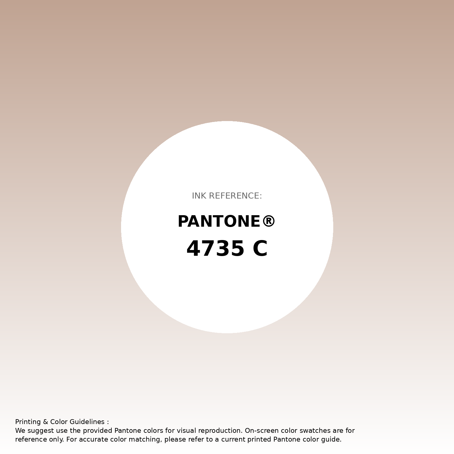 Stunning gradient artwork featuring Pantone 4735 C Color | Hex color Code #c0a392. Beautiful color transitions perfect for modern designs and backgrounds. #gradient #colorart #design #c0a392