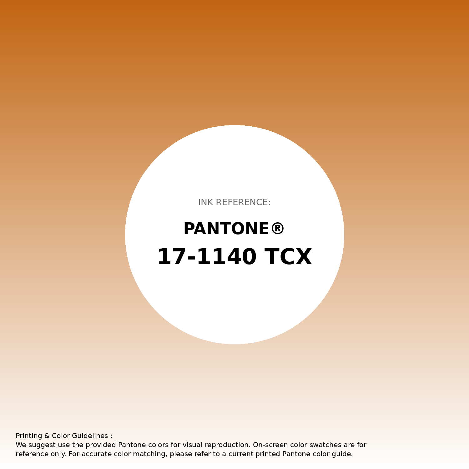 Stunning gradient artwork featuring Pantone 17-1140 Tcx Marmalade Color | Hex color Code #c16512. Beautiful color transitions perfect for modern designs and backgrounds. #gradient #colorart #design #c16512