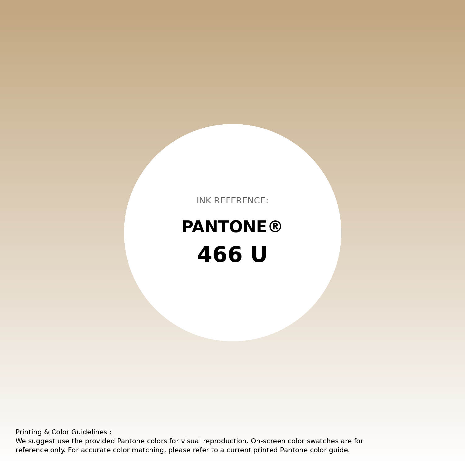 Stunning gradient artwork featuring Pantone 466 U Color | Hex color Code #c1a67f. Beautiful color transitions perfect for modern designs and backgrounds. #gradient #colorart #design #c1a67f