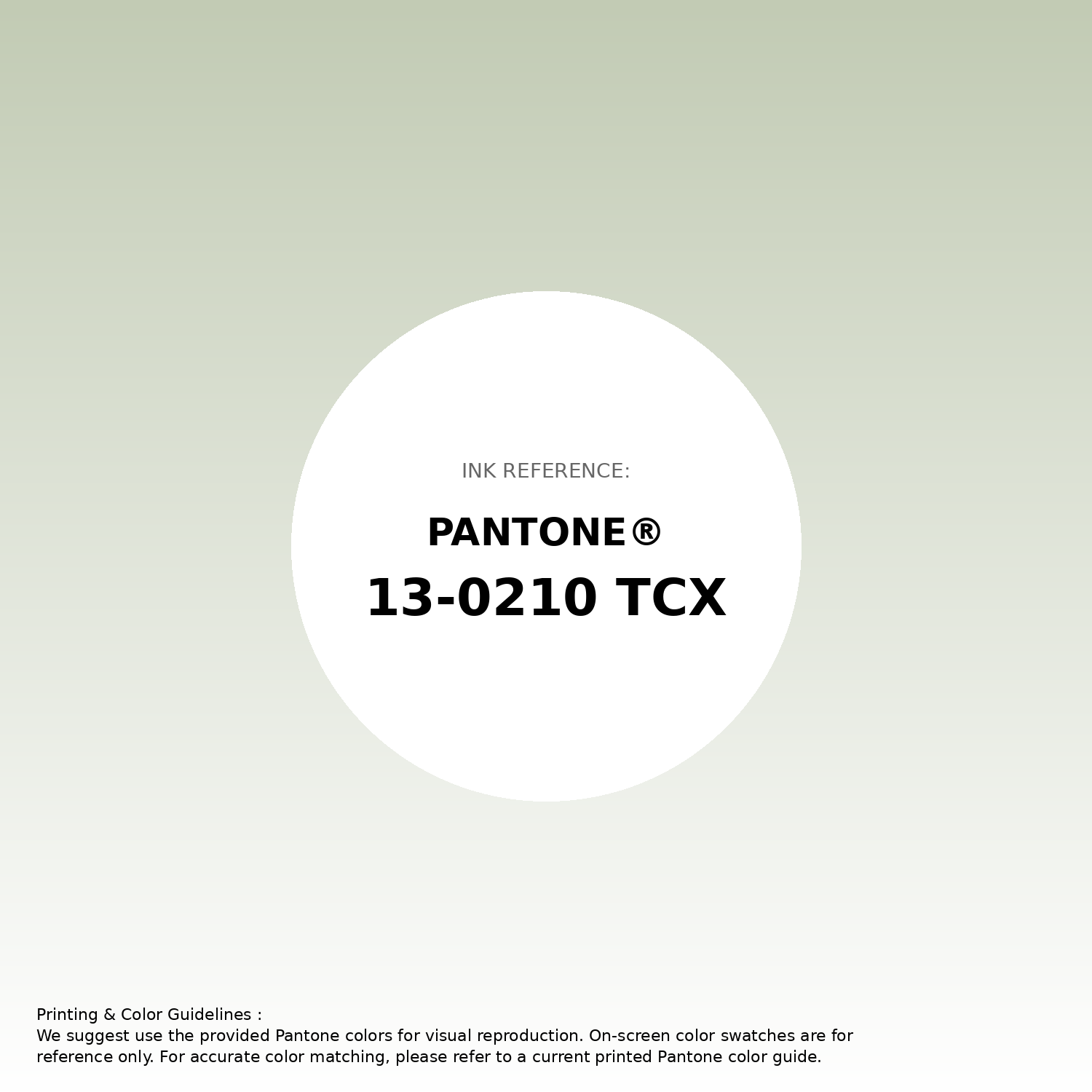 Stunning gradient artwork featuring Pantone 13-0210 Tcx Fog Green Color | Hex color Code #c2cbb4. Beautiful color transitions perfect for modern designs and backgrounds. #gradient #colorart #design #c2cbb4
