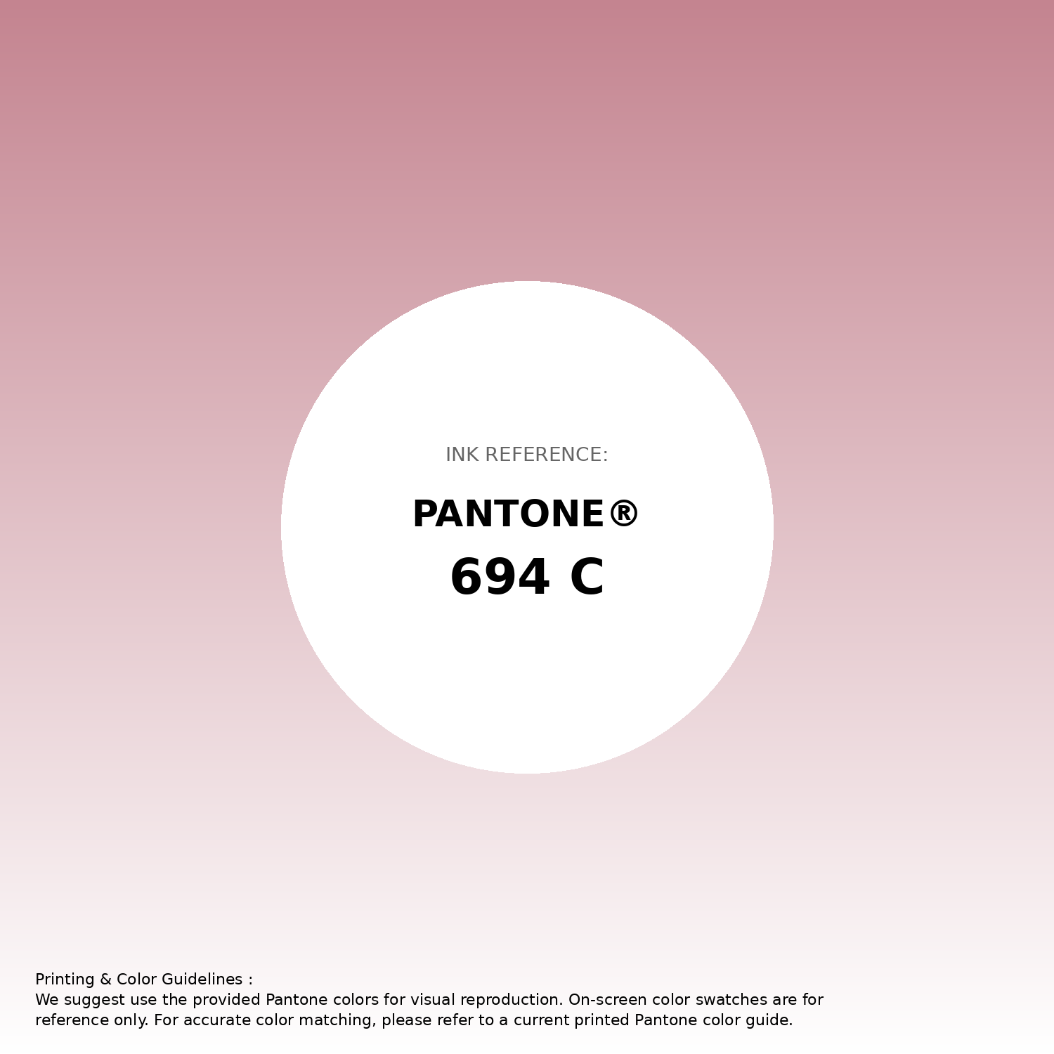 Stunning gradient artwork featuring Pantone 694 C Color | Hex color Code #c48490. Beautiful color transitions perfect for modern designs and backgrounds. #gradient #colorart #design #c48490