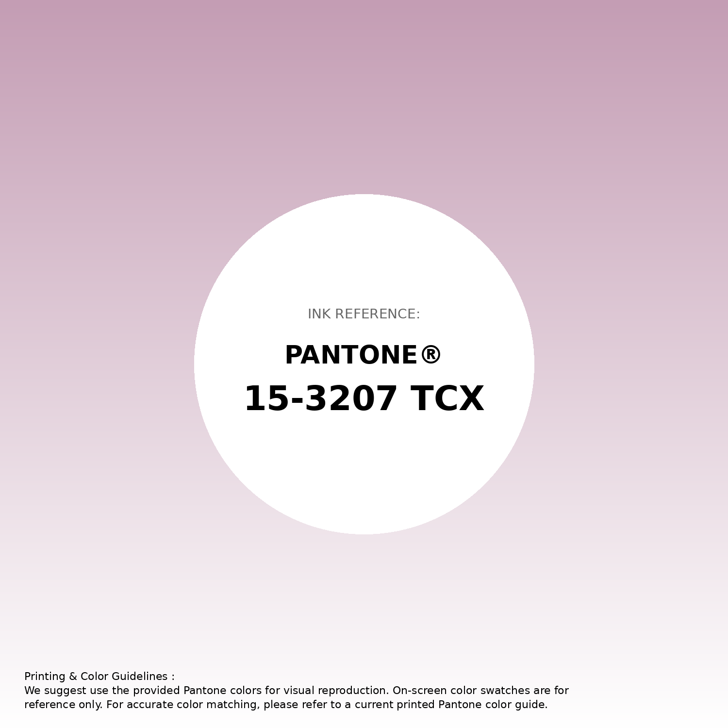 Hex Color #c49db4 | Printing Match PANTONE 15-3207 TCX | Color