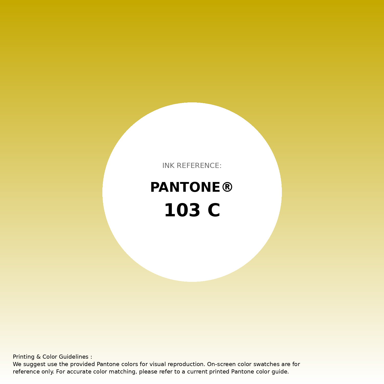 Stunning gradient artwork featuring Pantone 103 C Color | Hex color Code #c5a900. Beautiful color transitions perfect for modern designs and backgrounds. #gradient #colorart #design #c5a900