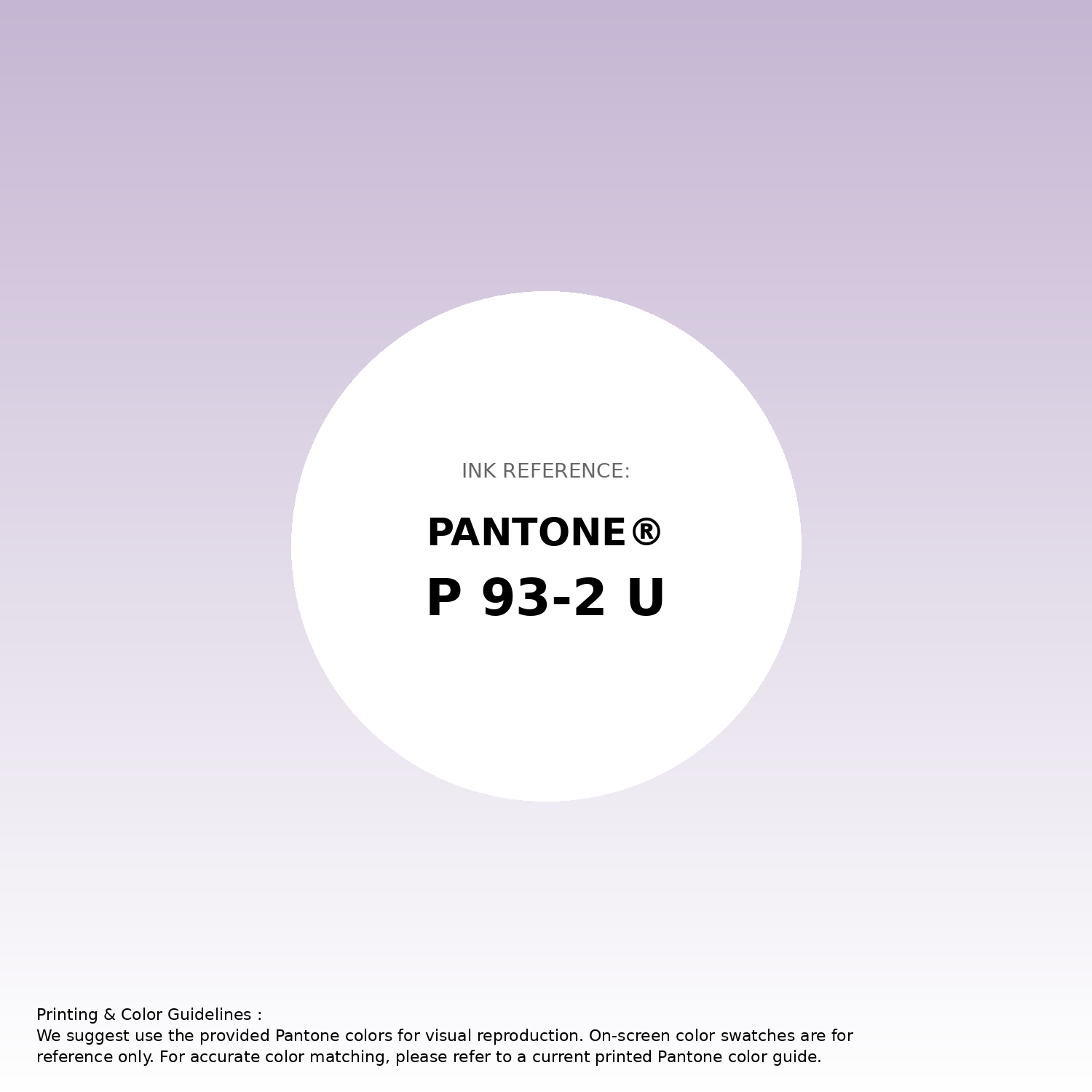 Stunning gradient artwork featuring Pantone P 93-2 U Color | Hex color Code #c5b6d3. Beautiful color transitions perfect for modern designs and backgrounds. #gradient #colorart #design #c5b6d3