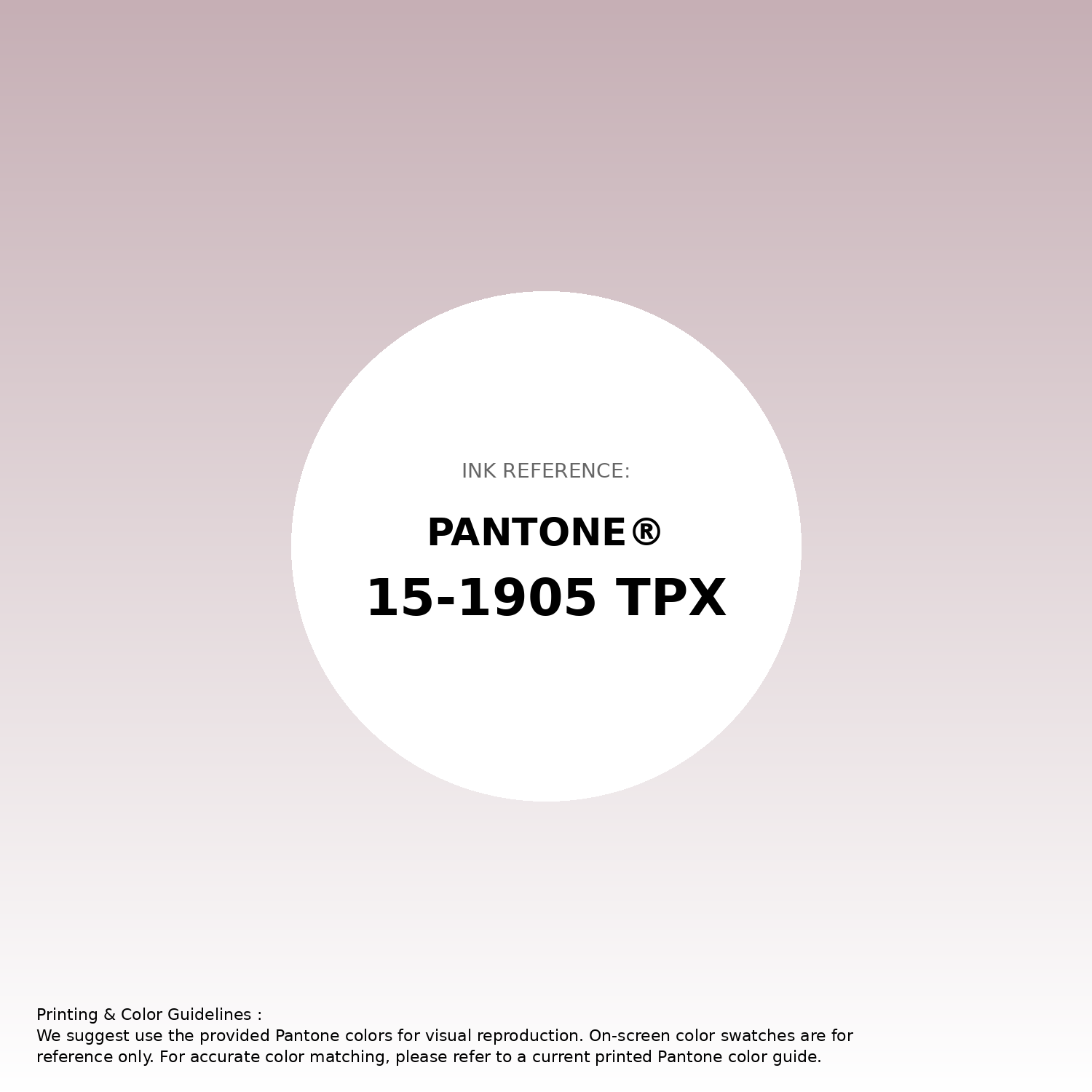 Stunning gradient artwork featuring Pantone 15-1905 Tpx Burnished Lilac Color | Hex color Code #c6afb5. Beautiful color transitions perfect for modern designs and backgrounds. #gradient #colorart #design #c6afb5