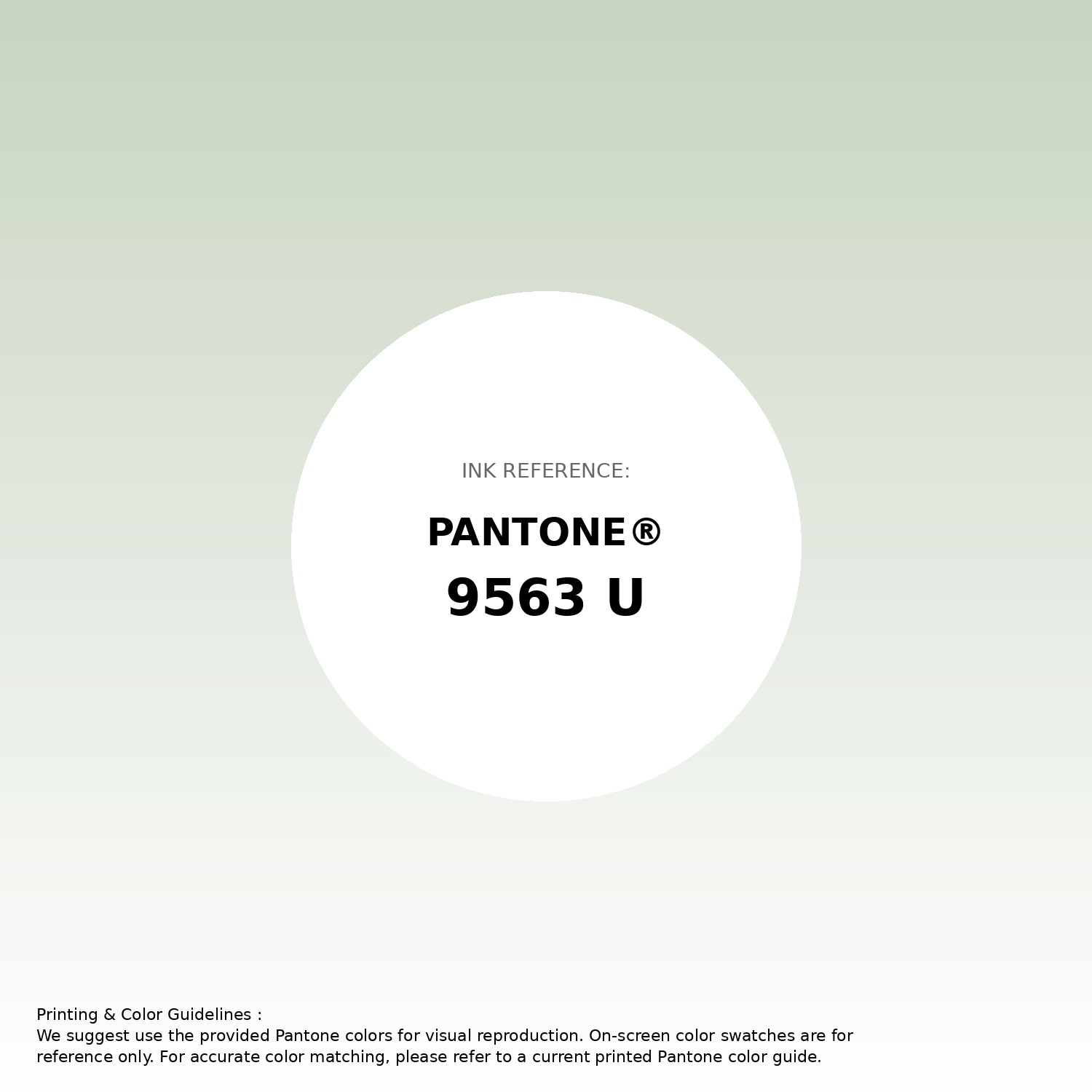 Stunning gradient artwork featuring Pantone 9563 U Color | Hex color Code #c8d4c1. Beautiful color transitions perfect for modern designs and backgrounds. #gradient #colorart #design #c8d4c1