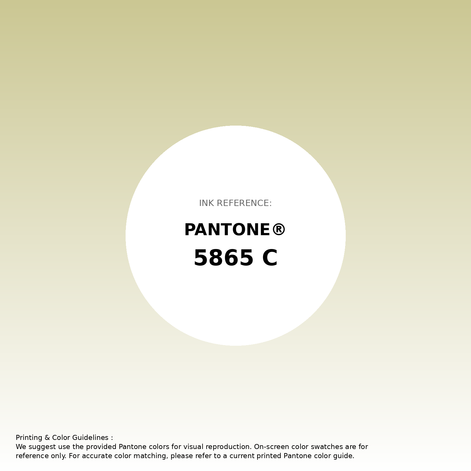 Stunning gradient artwork featuring Pantone 5865 C Color | Hex color Code #cbc793. Beautiful color transitions perfect for modern designs and backgrounds. #gradient #colorart #design #cbc793