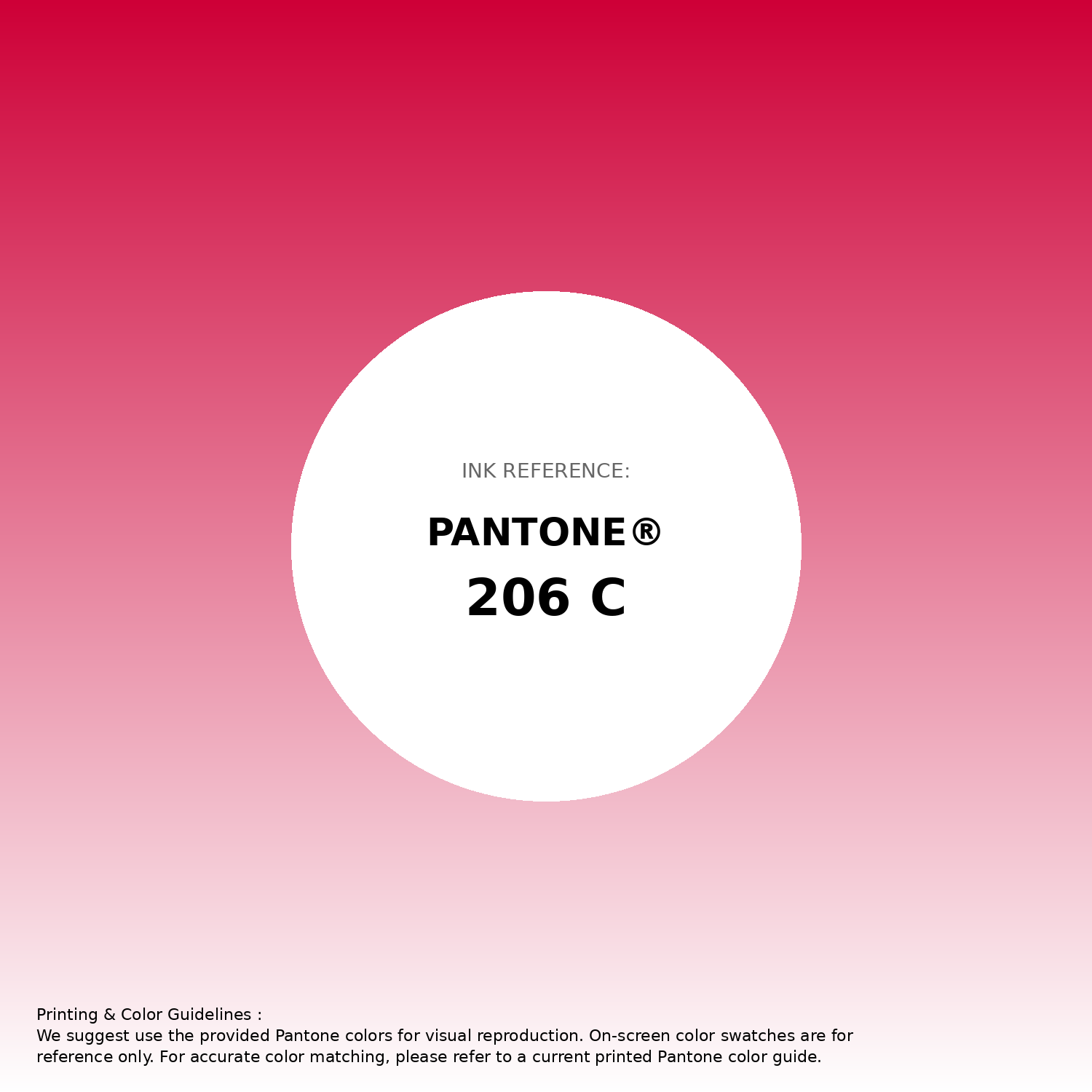Hex Color #ce0037 | Printing Match PANTONE 206 C | Color conversion ...