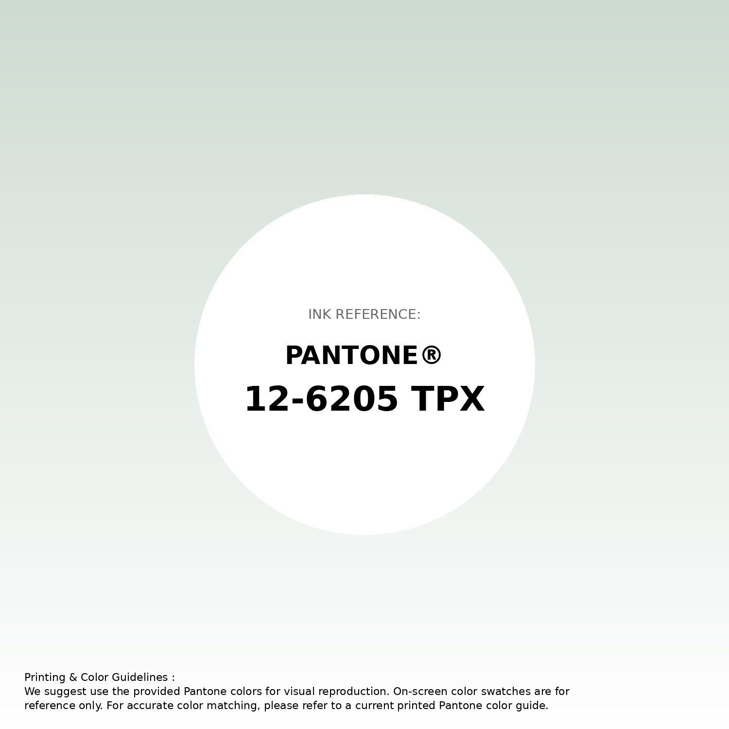 Stunning gradient artwork featuring Pantone 12-6205 Tpx Milky Green Color | Hex color Code #cedbd1. Beautiful color transitions perfect for modern designs and backgrounds. #gradient #colorart #design #cedbd1