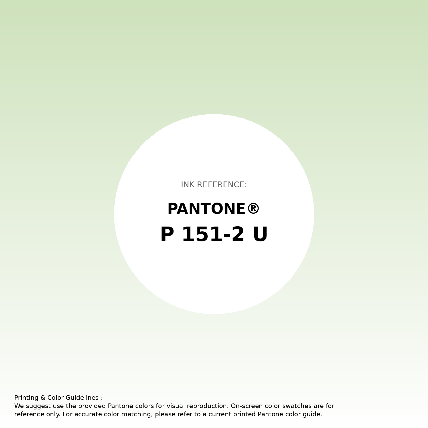 Stunning gradient artwork featuring Pantone P 151-2 U Color | Hex color Code #cee2bc. Beautiful color transitions perfect for modern designs and backgrounds. #gradient #colorart #design #cee2bc