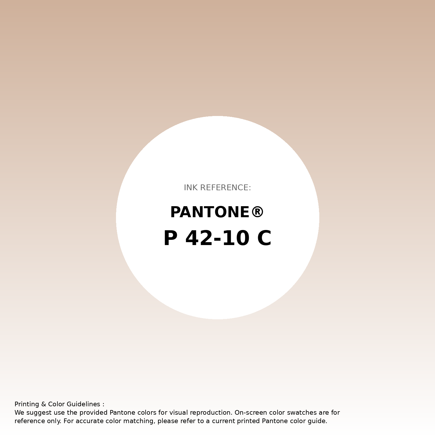 Stunning gradient artwork featuring Pantone P 42-10 C Color | Hex color Code #cfb19b. Beautiful color transitions perfect for modern designs and backgrounds. #gradient #colorart #design #cfb19b