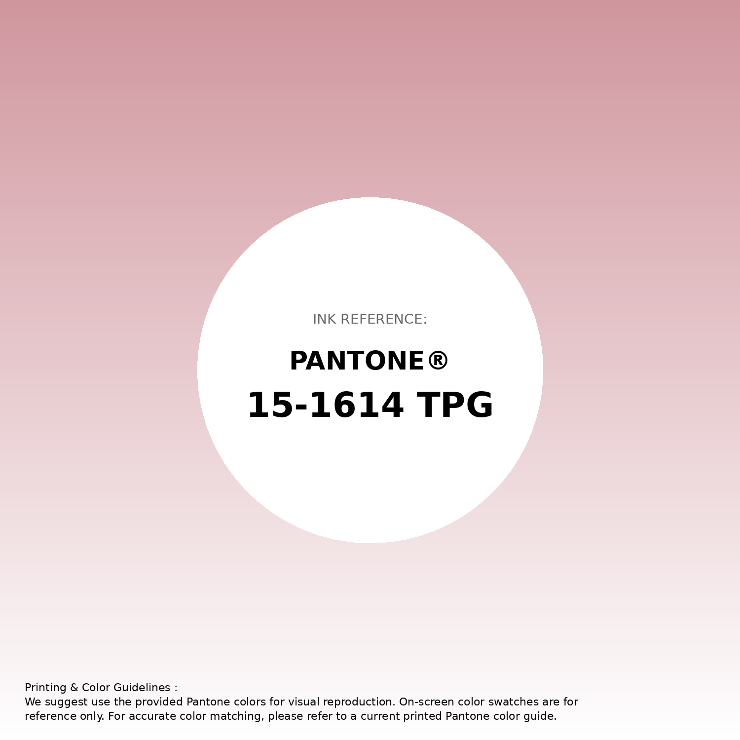 Hex Color #d0969e | Printing Match PANTONE 15-1614 TPG | Color