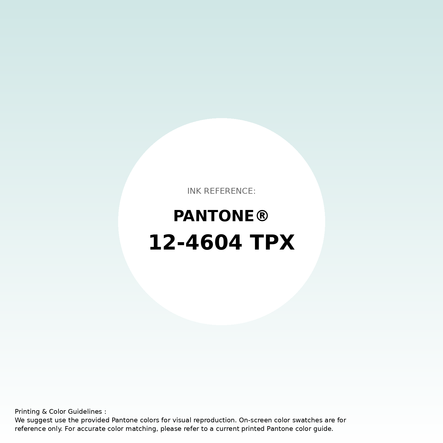 Stunning gradient artwork featuring Pantone 12-4604 Tpx Skylight Color | Hex color Code #d0e7e6. Beautiful color transitions perfect for modern designs and backgrounds. #gradient #colorart #design #d0e7e6