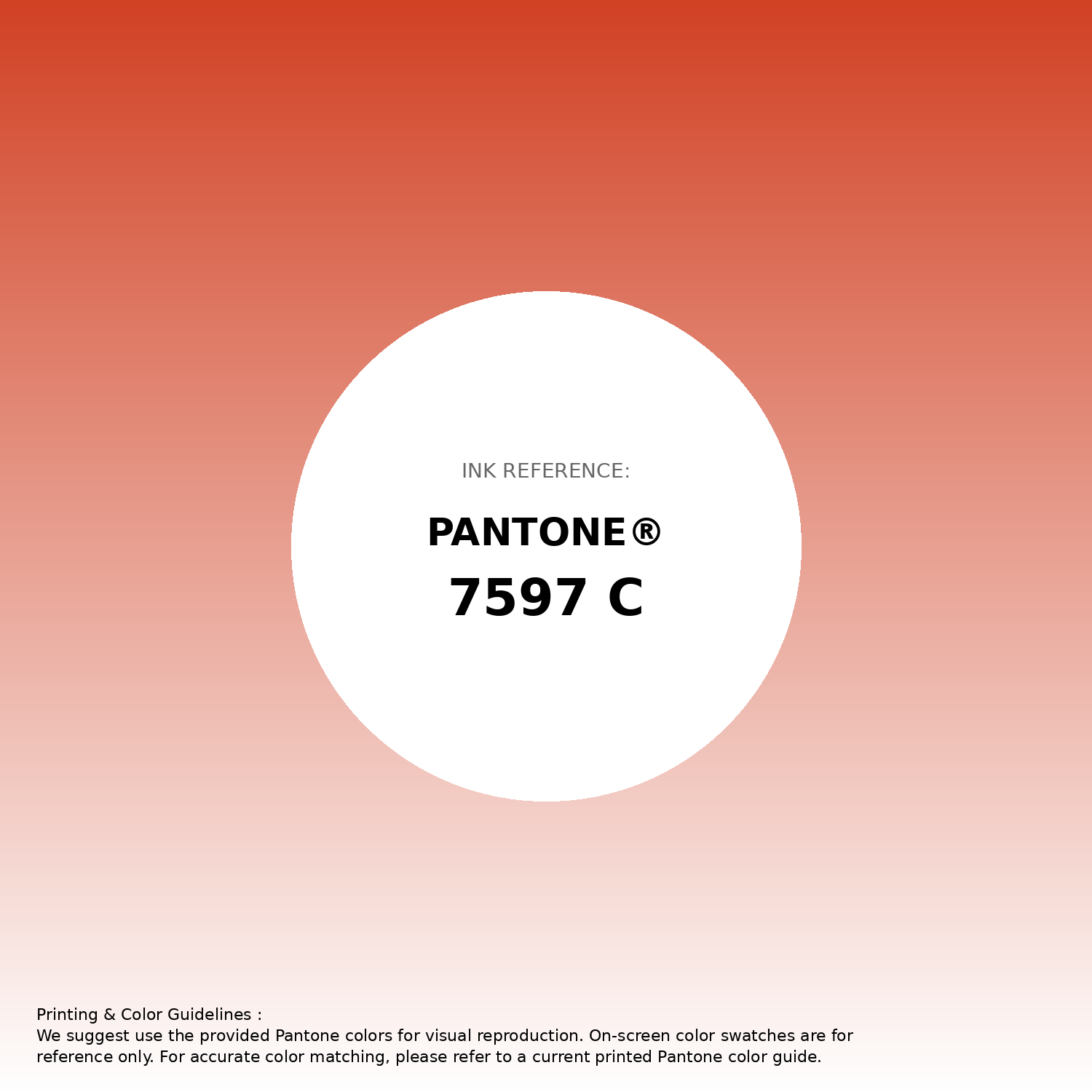 Hex Color #d14124 | Printing Match PANTONE 7597 C | Color conversion ...