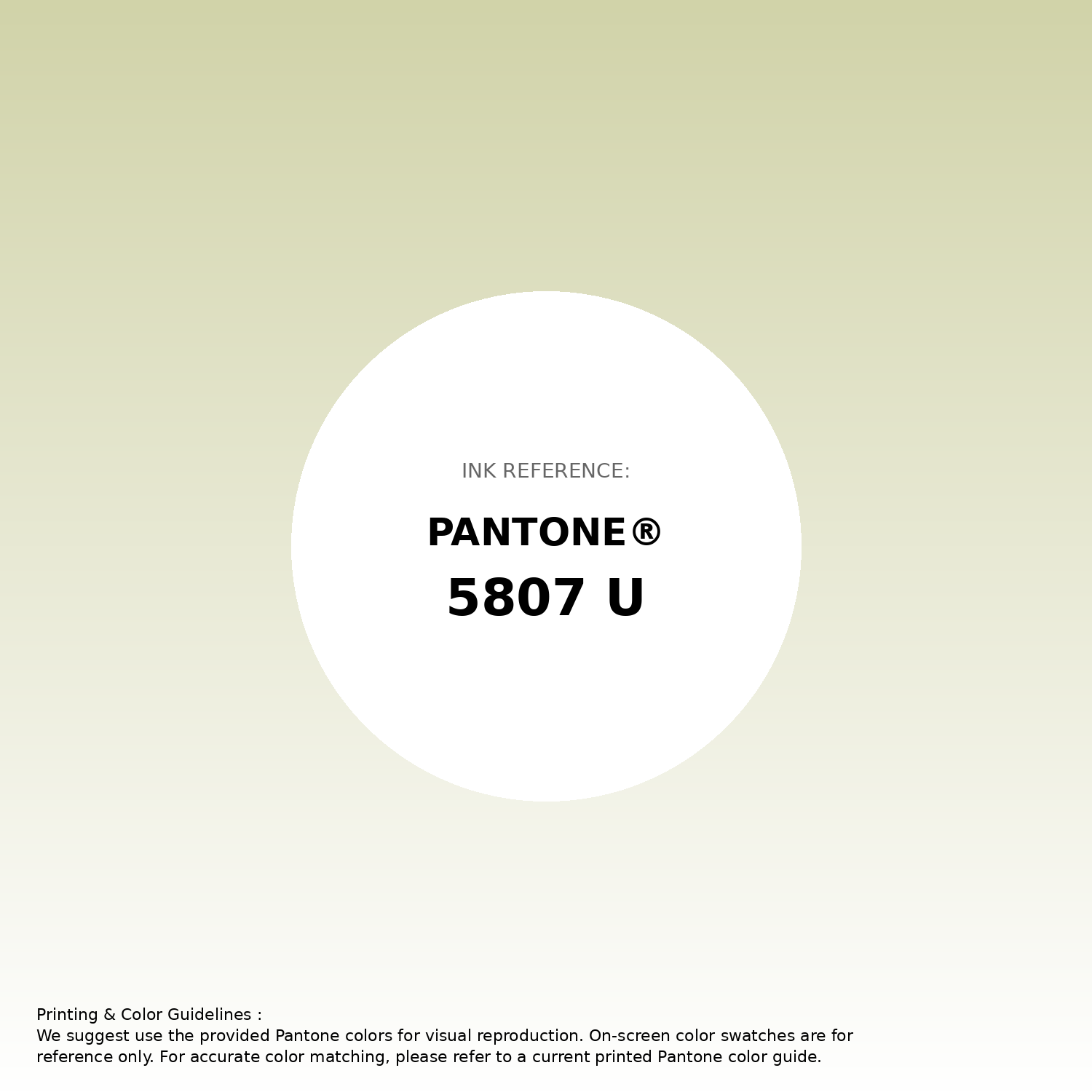 Stunning gradient artwork featuring Pantone 5807 U Color | Hex color Code #d1d3a9. Beautiful color transitions perfect for modern designs and backgrounds. #gradient #colorart #design #d1d3a9