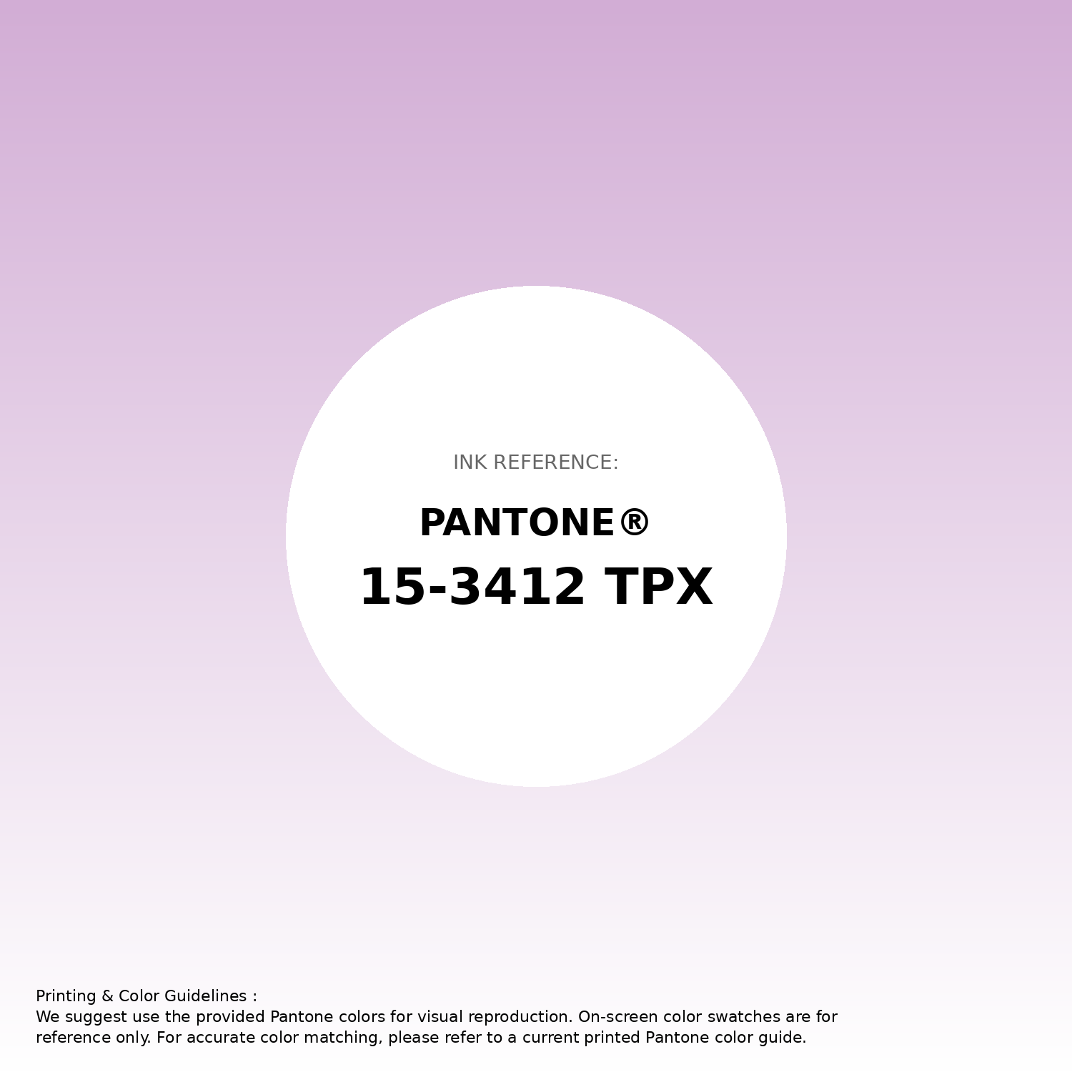 Stunning gradient artwork featuring Pantone 15-3412 Tpx Orchid Bouquet Color | Hex color Code #d2add5. Beautiful color transitions perfect for modern designs and backgrounds. #gradient #colorart #design #d2add5