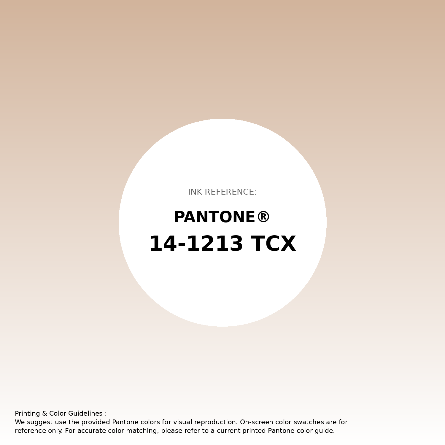 Stunning gradient artwork featuring Pantone 14-1213 Tcx Toasted Almond Color | Hex color Code #d2b49c. Beautiful color transitions perfect for modern designs and backgrounds. #gradient #colorart #design #d2b49c
