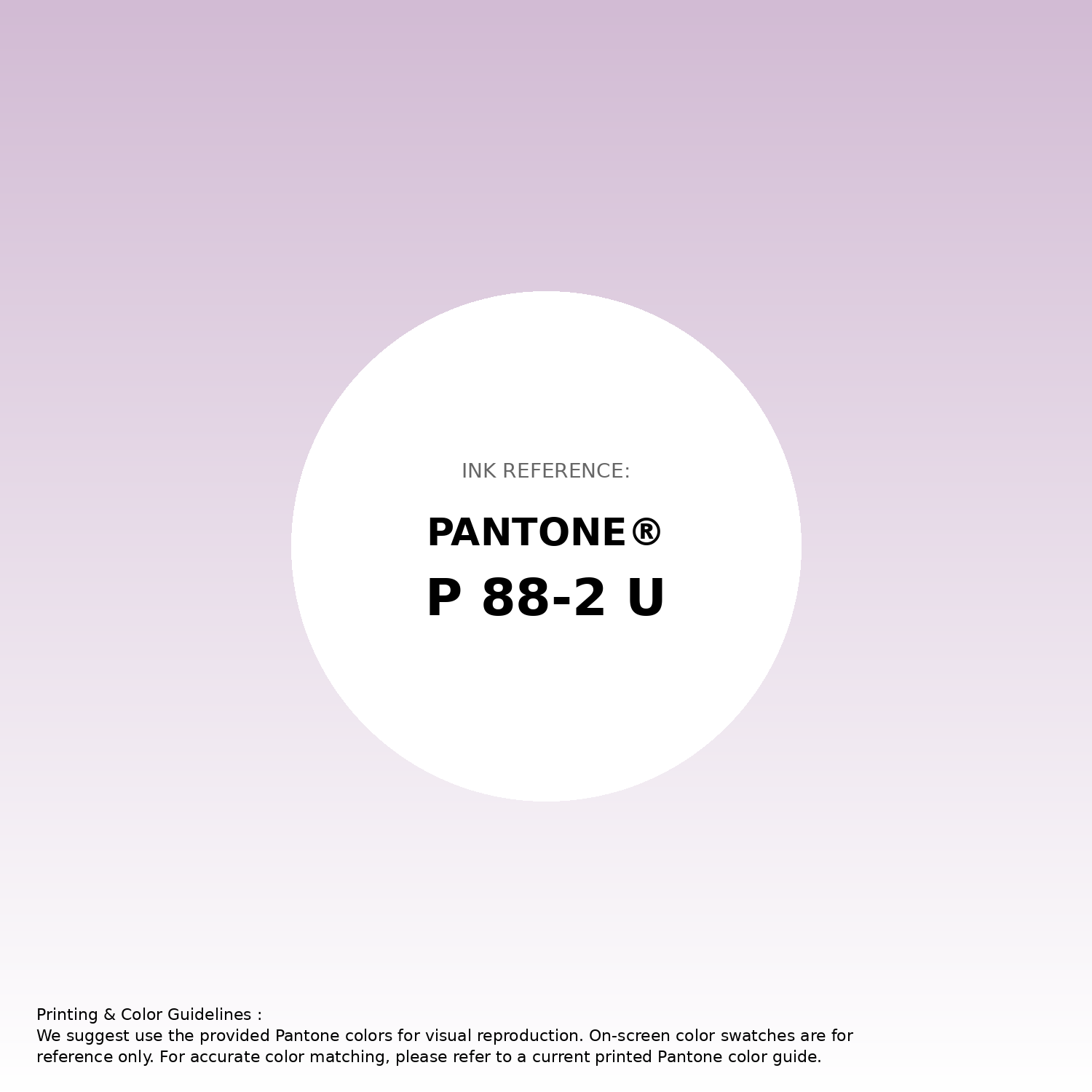Stunning gradient artwork featuring Pantone P 88-2 U Color | Hex color Code #d2bbd4. Beautiful color transitions perfect for modern designs and backgrounds. #gradient #colorart #design #d2bbd4