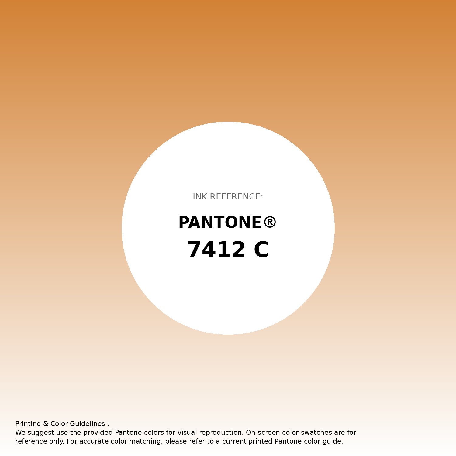 Hex Color #d38235 | Printing Match PANTONE 7412 C | Color