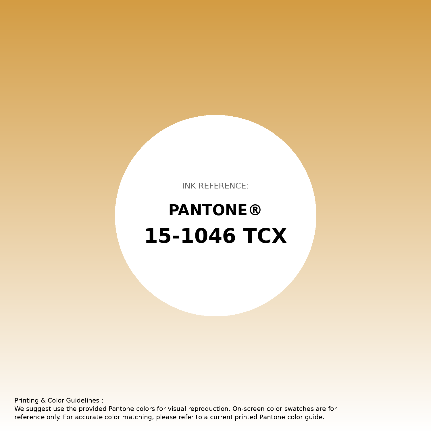 Stunning gradient artwork featuring Pantone 15-1046 Tcx Mineral Yellow Color | Hex color Code #d39c43. Beautiful color transitions perfect for modern designs and backgrounds. #gradient #colorart #design #d39c43
