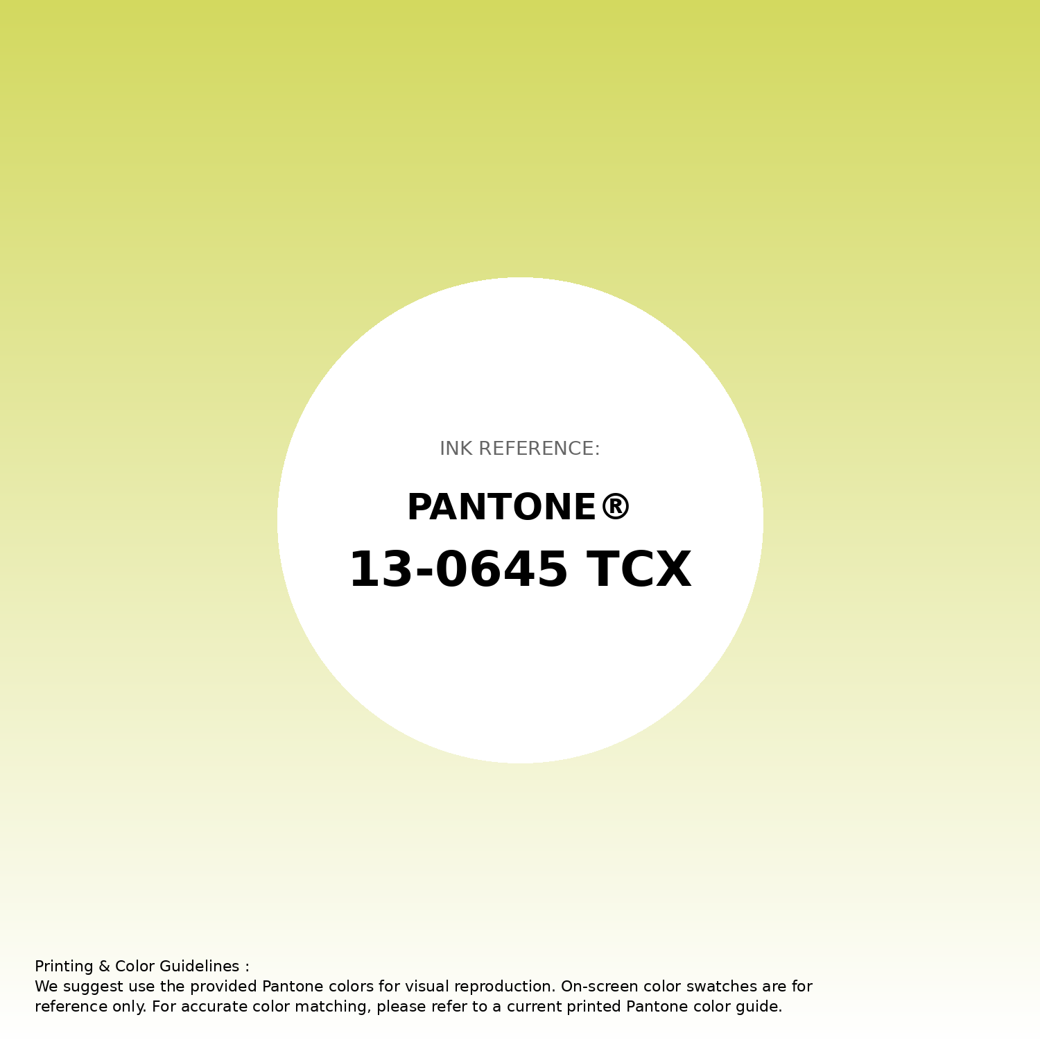 Hex Color #D3D95F — Pantone 13-0645 TCX Match, RGB, CMYK