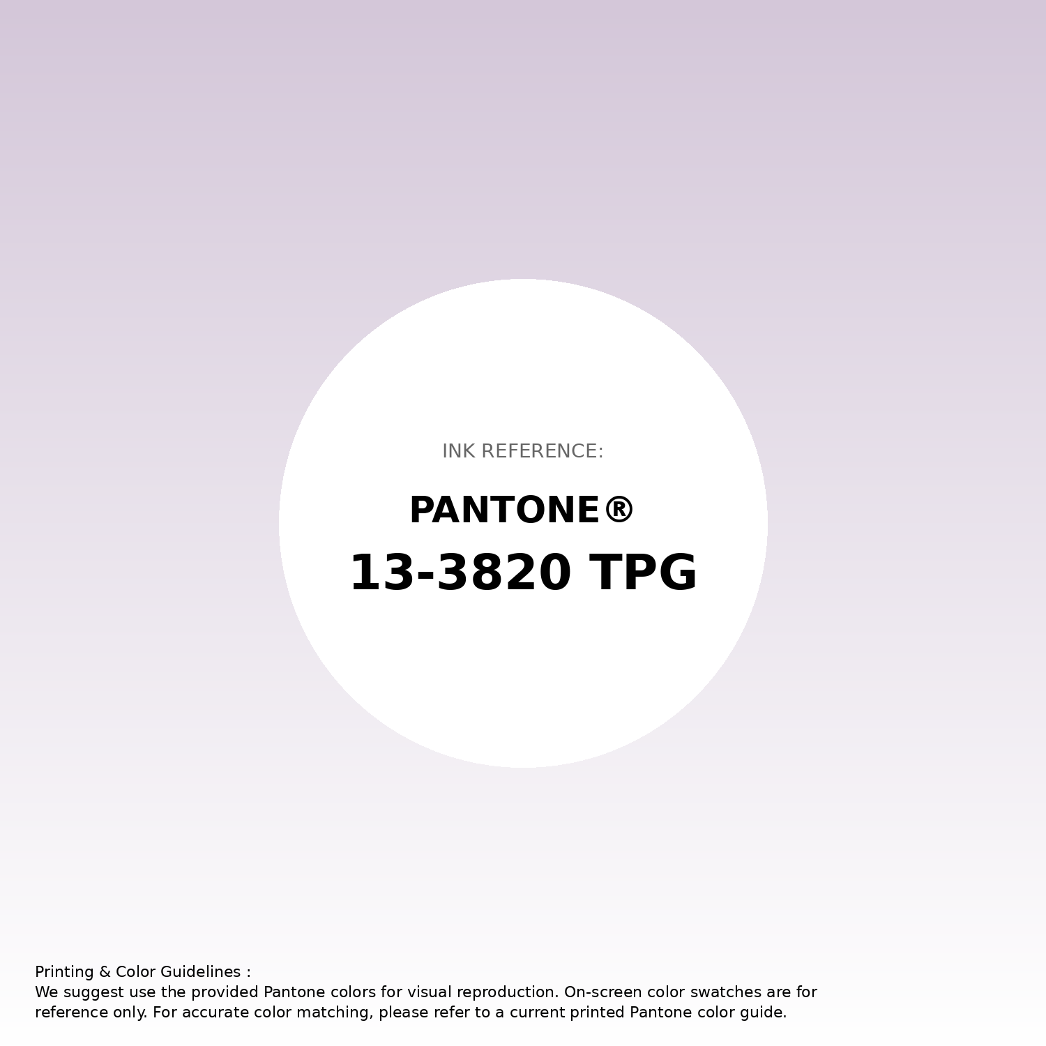 Stunning gradient artwork featuring Pantone 13-3820 Tpg Lavender Fog Color | Hex color Code #d4c7d9. Beautiful color transitions perfect for modern designs and backgrounds. #gradient #colorart #design #d4c7d9