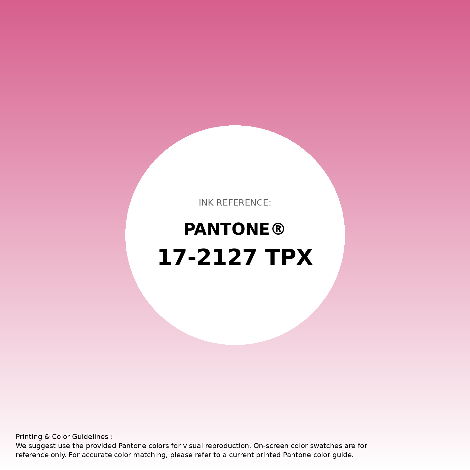 Hex Color #d75f8d | Printing Match PANTONE 17-2127 TPX | Color