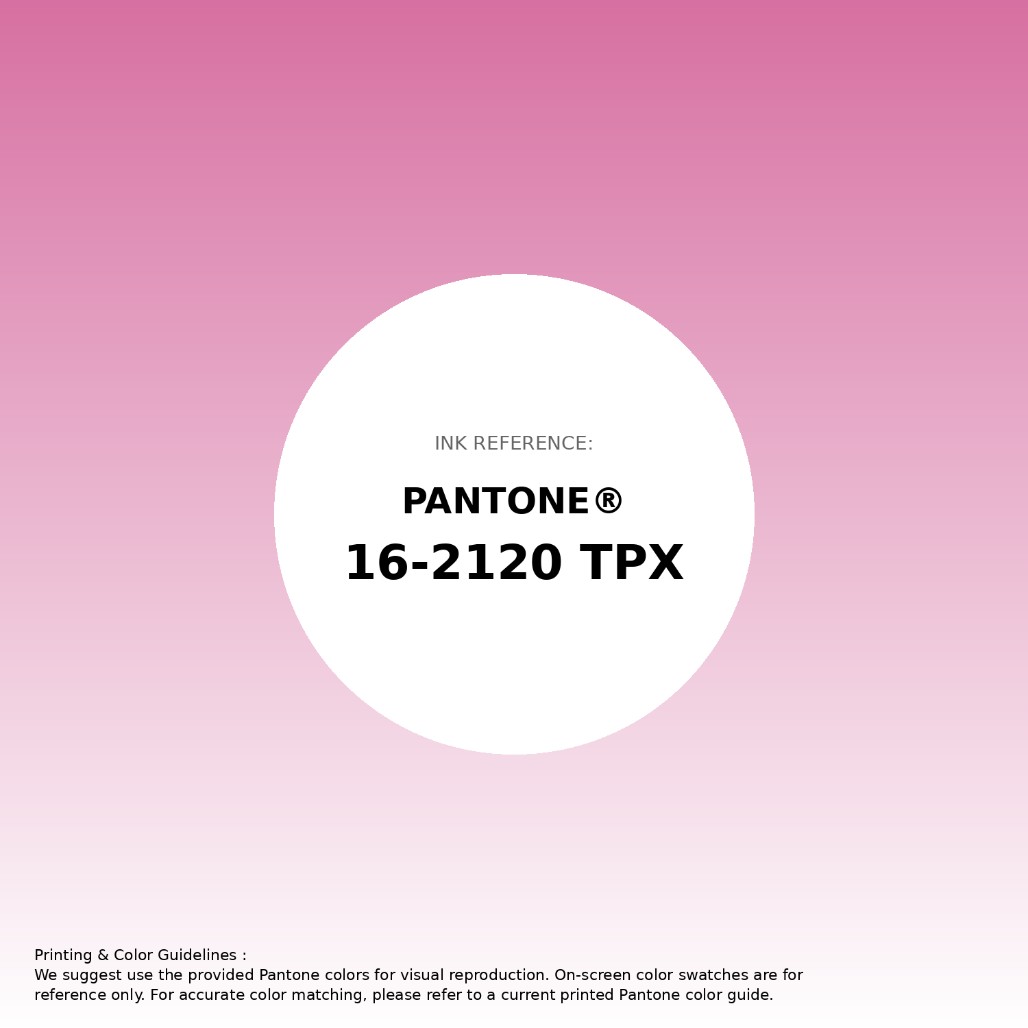 Stunning gradient artwork featuring Pantone 16-2120 Tpx Wild Orchid Color | Hex color Code #d770a2. Beautiful color transitions perfect for modern designs and backgrounds. #gradient #colorart #design #d770a2