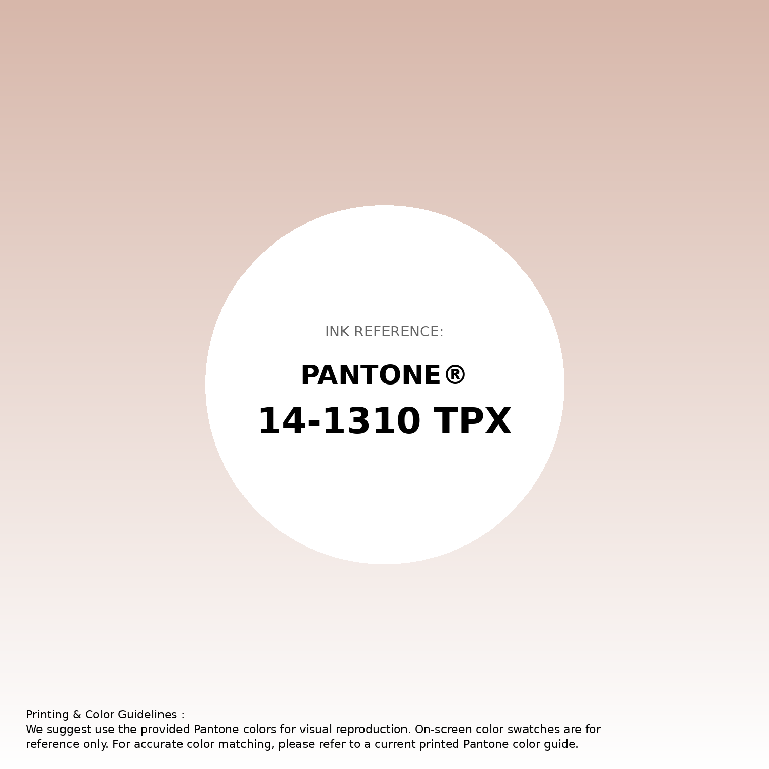 Stunning gradient artwork featuring Pantone 14-1310 Tpx Cameo Rose Color | Hex color Code #d7b7aa. Beautiful color transitions perfect for modern designs and backgrounds. #gradient #colorart #design #d7b7aa