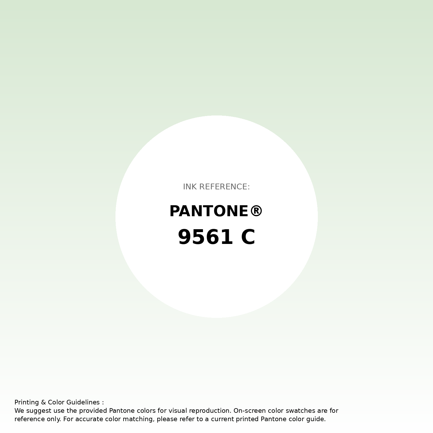 Stunning gradient artwork featuring Pantone 9561 C Color | Hex color Code #d7e8d2. Beautiful color transitions perfect for modern designs and backgrounds. #gradient #colorart #design #d7e8d2