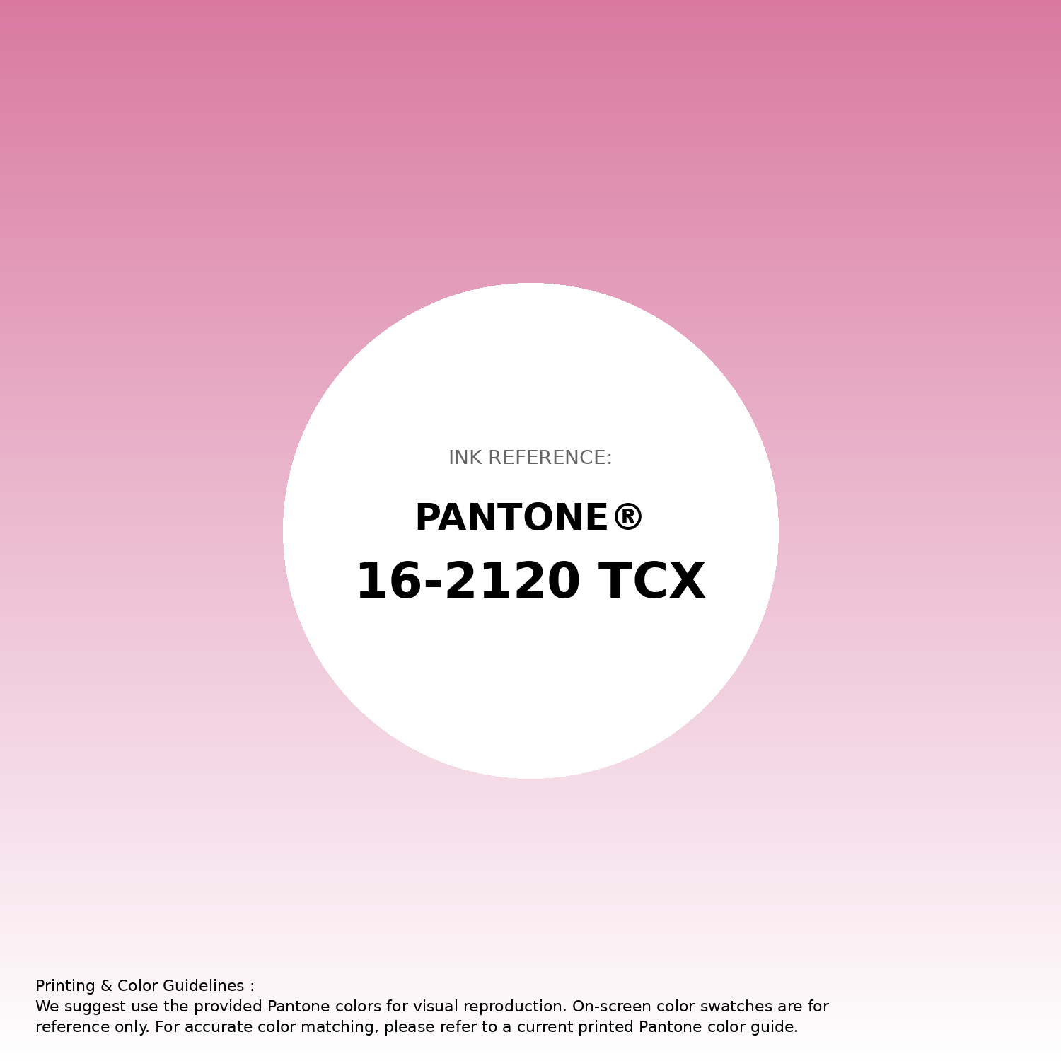 Stunning gradient artwork featuring Pantone 16-2120 Tcx Wild Orchid Color | Hex color Code #d979a2. Beautiful color transitions perfect for modern designs and backgrounds. #gradient #colorart #design #d979a2