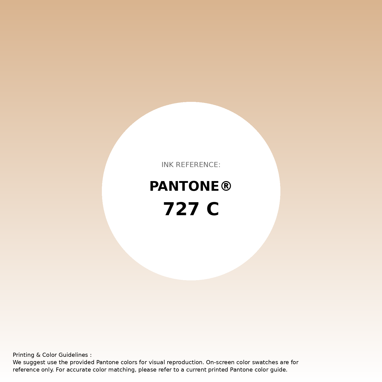 Stunning gradient artwork featuring Pantone 727 C Color | Hex color Code #d9b48f. Beautiful color transitions perfect for modern designs and backgrounds. #gradient #colorart #design #d9b48f