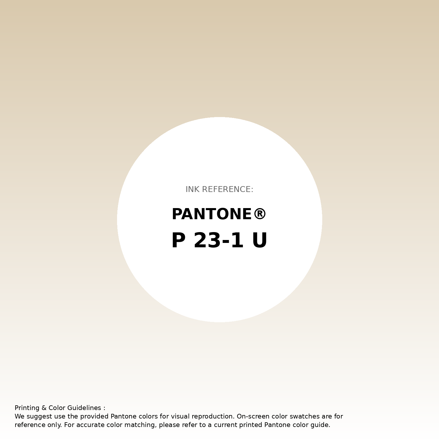 Stunning gradient artwork featuring Pantone P 23-1 U Color | Hex color Code #d9c9ad. Beautiful color transitions perfect for modern designs and backgrounds. #gradient #colorart #design #d9c9ad