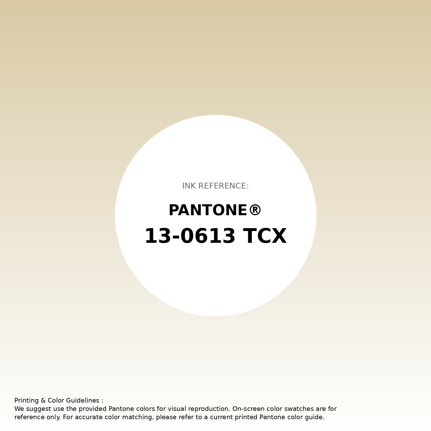 Stunning gradient artwork featuring Pantone 13-0613 Tcx Chino Green Color | Hex color Code #d9caa5. Beautiful color transitions perfect for modern designs and backgrounds. #gradient #colorart #design #d9caa5