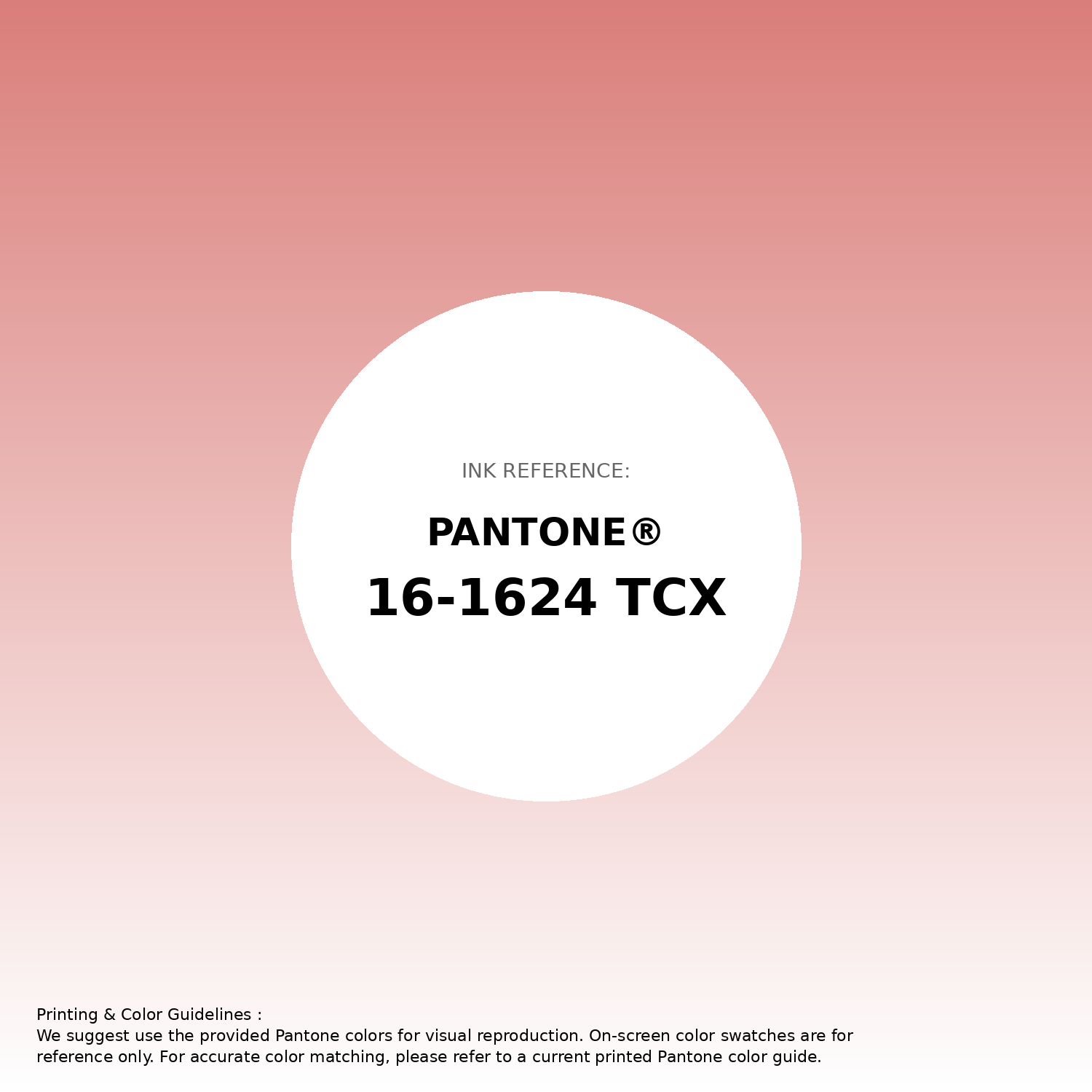 Hex Color #da7e7a | Printing Match PANTONE 16-1624 TCX | Color