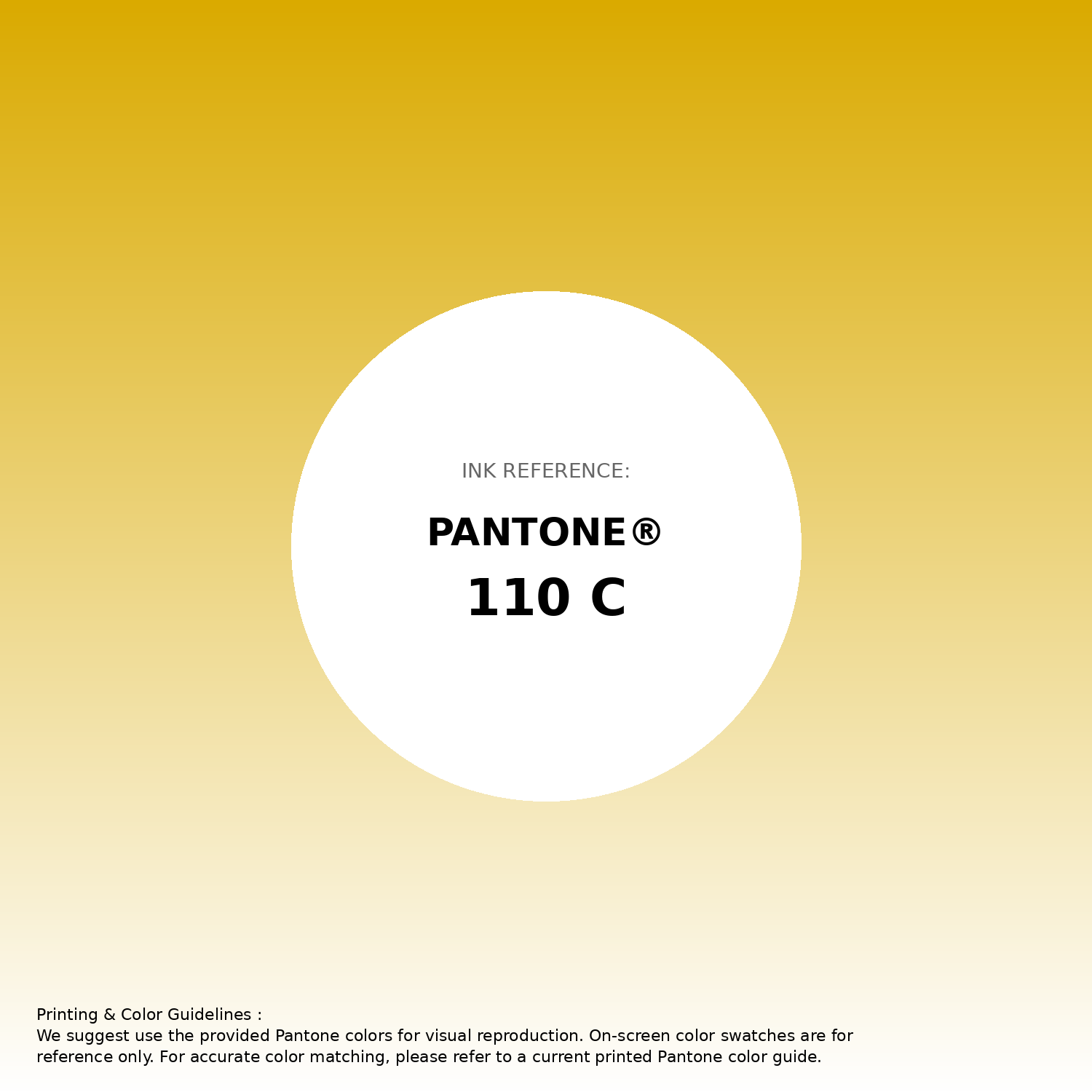 Stunning gradient artwork featuring Pantone 110 C Color | Hex color Code #daaa00. Beautiful color transitions perfect for modern designs and backgrounds. #gradient #colorart #design #daaa00