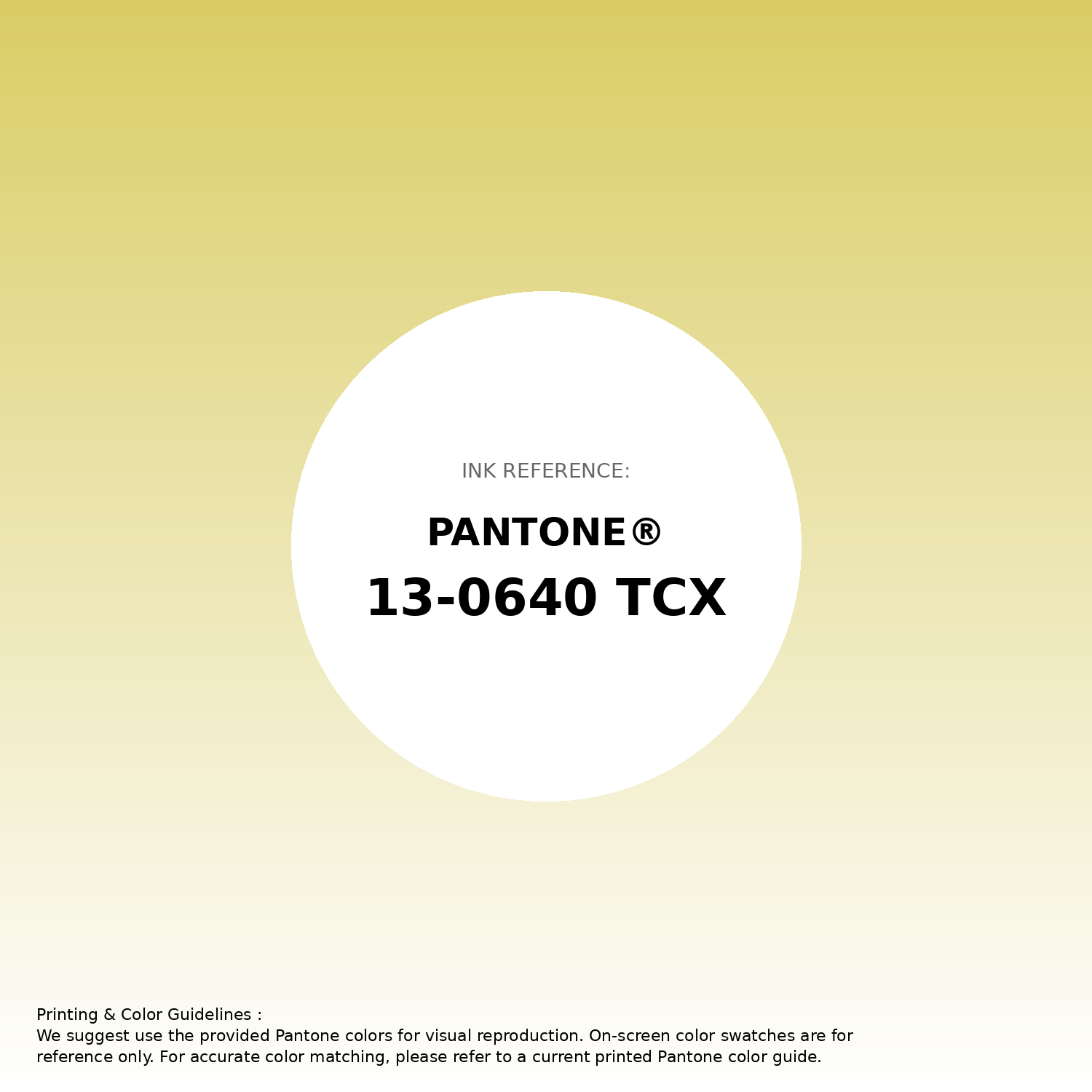 Stunning gradient artwork featuring Pantone 13-0640 Tcx Acacia Color | Hex color Code #dacd65. Beautiful color transitions perfect for modern designs and backgrounds. #gradient #colorart #design #dacd65