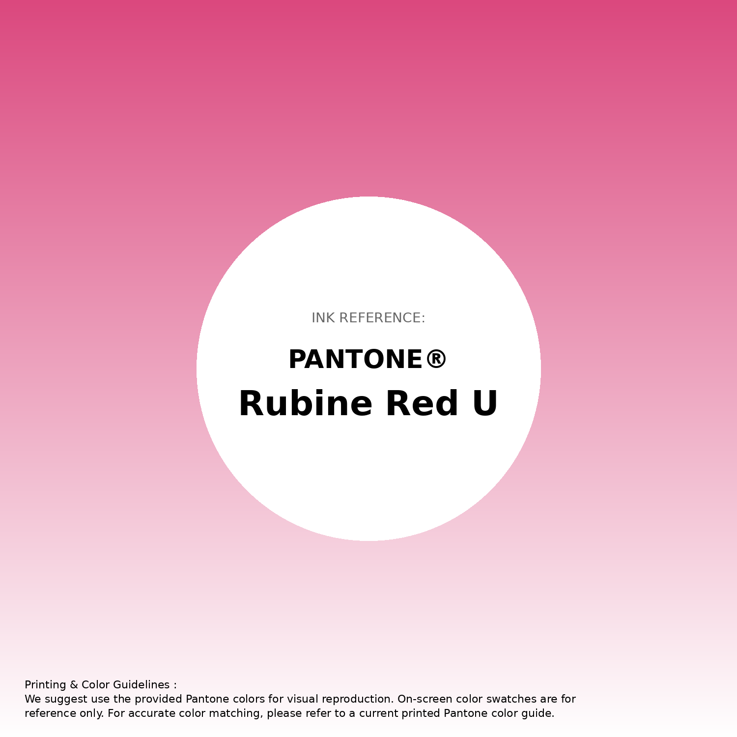 Stunning gradient artwork featuring Pantone Rubine Red U Color | Hex color Code #db487e. Beautiful color transitions perfect for modern designs and backgrounds. #gradient #colorart #design #db487e