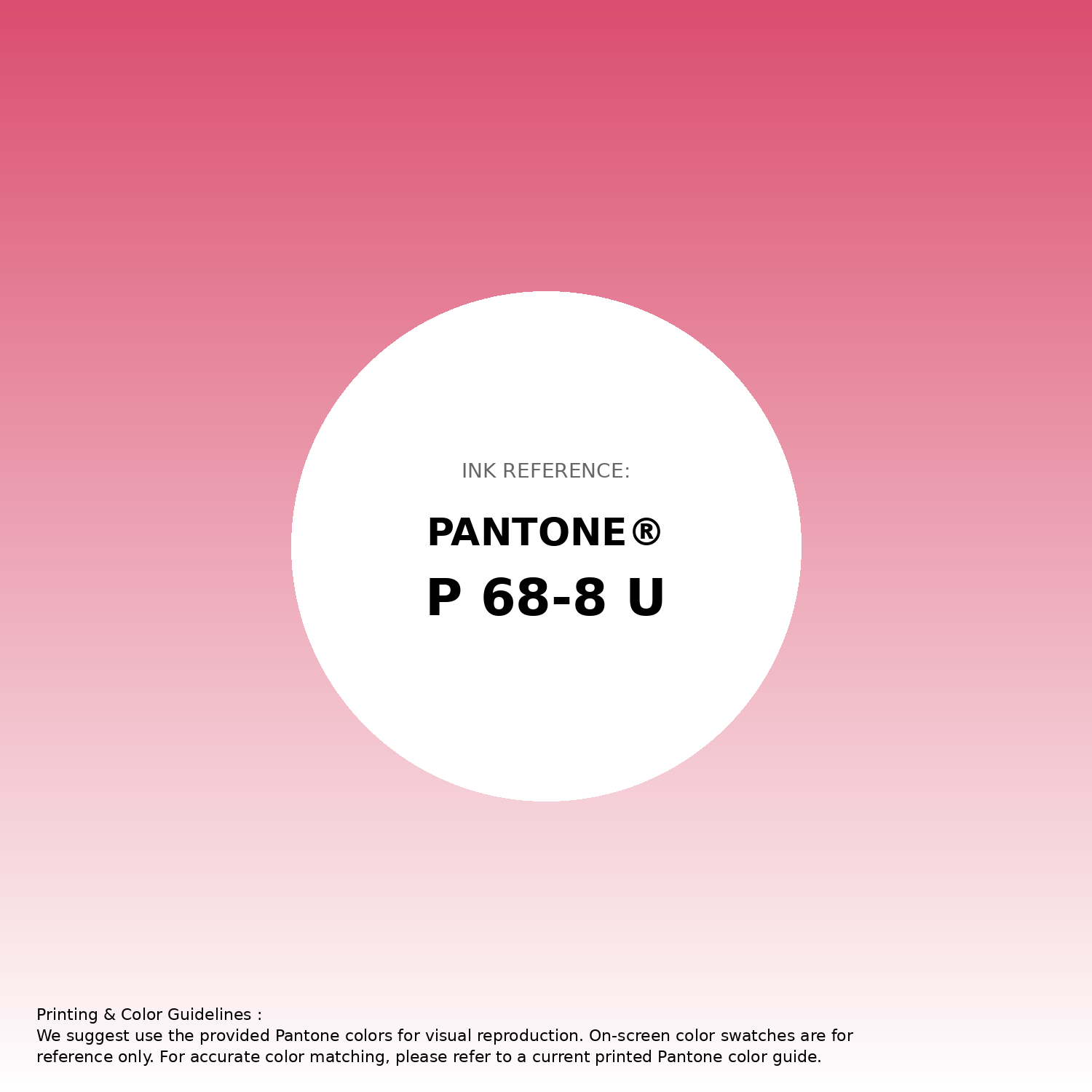 Stunning gradient artwork featuring Pantone P 68-8 U Color | Hex color Code #db4d6e. Beautiful color transitions perfect for modern designs and backgrounds. #gradient #colorart #design #db4d6e