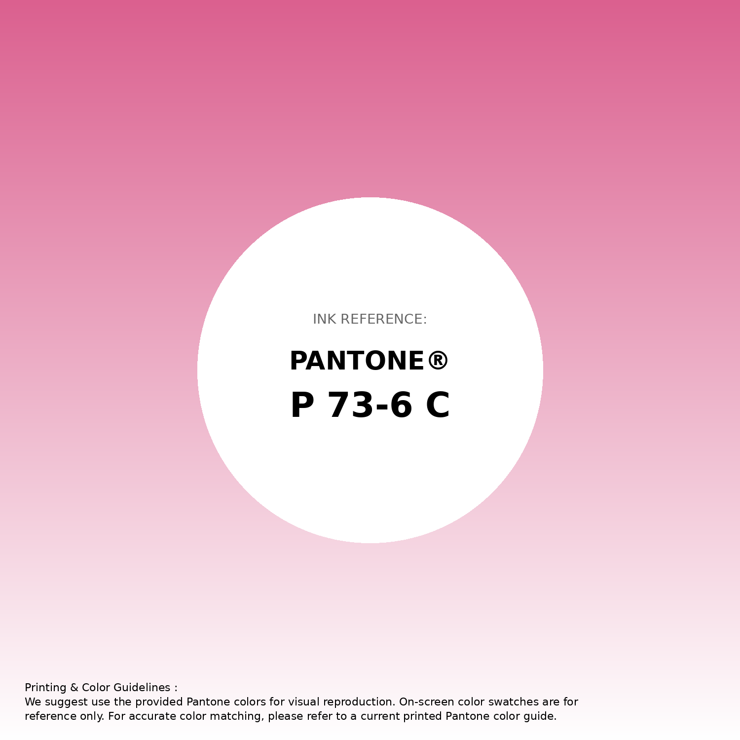 Stunning gradient artwork featuring Pantone P 73-6 C Color | Hex color Code #db608f. Beautiful color transitions perfect for modern designs and backgrounds. #gradient #colorart #design #db608f