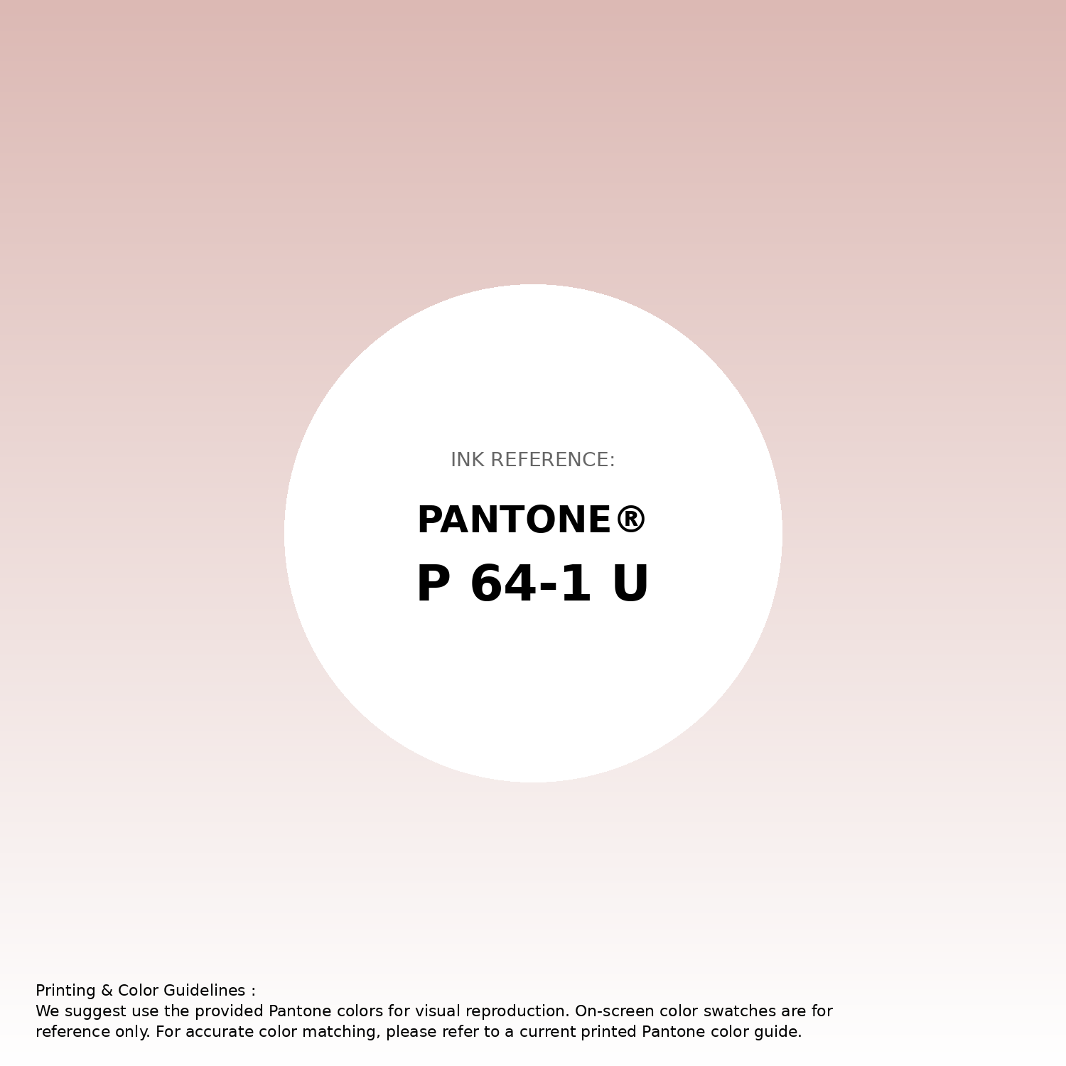 Stunning gradient artwork featuring Pantone P 64-1 U Color | Hex color Code #dcb9b4. Beautiful color transitions perfect for modern designs and backgrounds. #gradient #colorart #design #dcb9b4