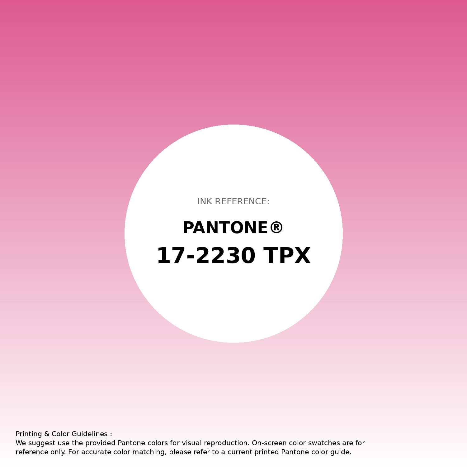 Stunning gradient artwork featuring Pantone 17-2230 Tpx Carmine Rose Color | Hex color Code #dd5a91. Beautiful color transitions perfect for modern designs and backgrounds. #gradient #colorart #design #dd5a91