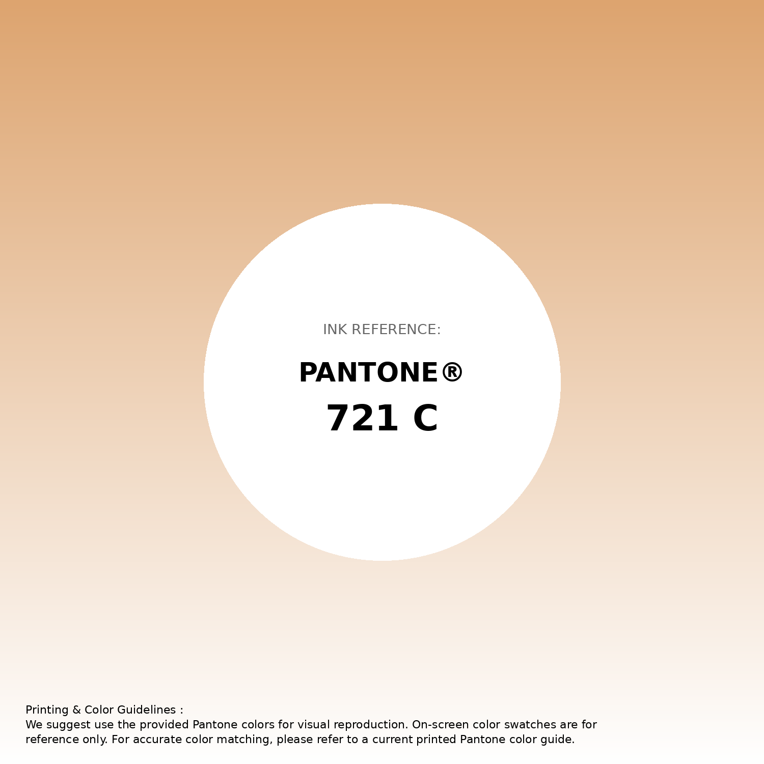 Stunning gradient artwork featuring Pantone 721 C Color | Hex color Code #dda46f. Beautiful color transitions perfect for modern designs and backgrounds. #gradient #colorart #design #dda46f
