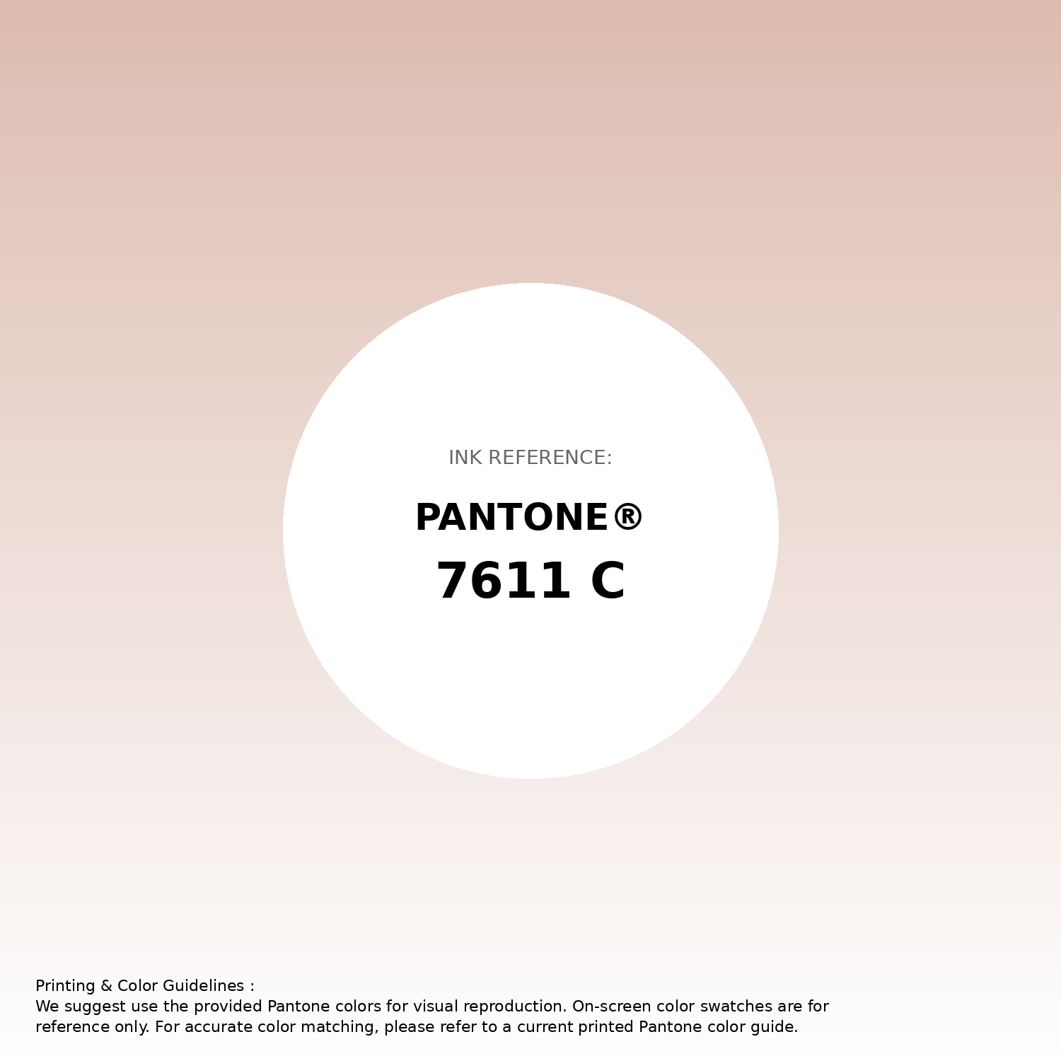 Stunning gradient artwork featuring Pantone 7611 C Color | Hex color Code #ddbcb0. Beautiful color transitions perfect for modern designs and backgrounds. #gradient #colorart #design #ddbcb0